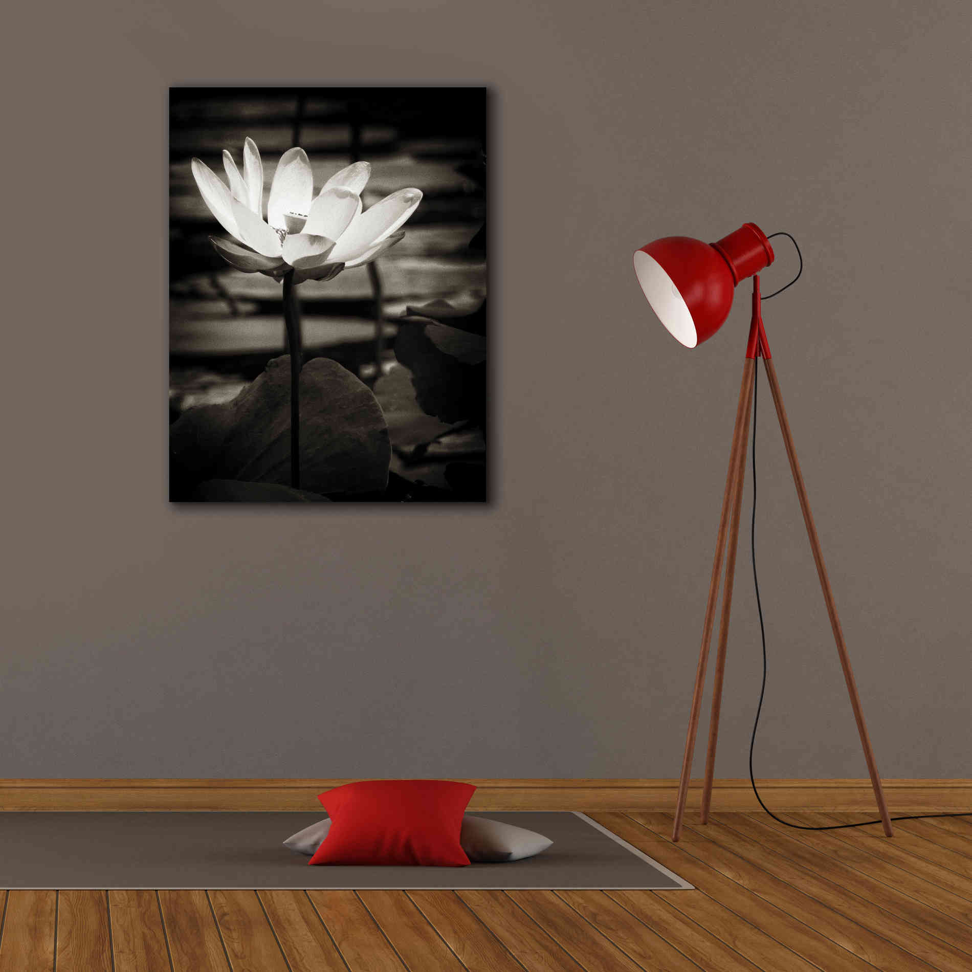 'Lotus Flower VIII' by Debra Van Swearingen, Canvas Wall Art,26 x 34