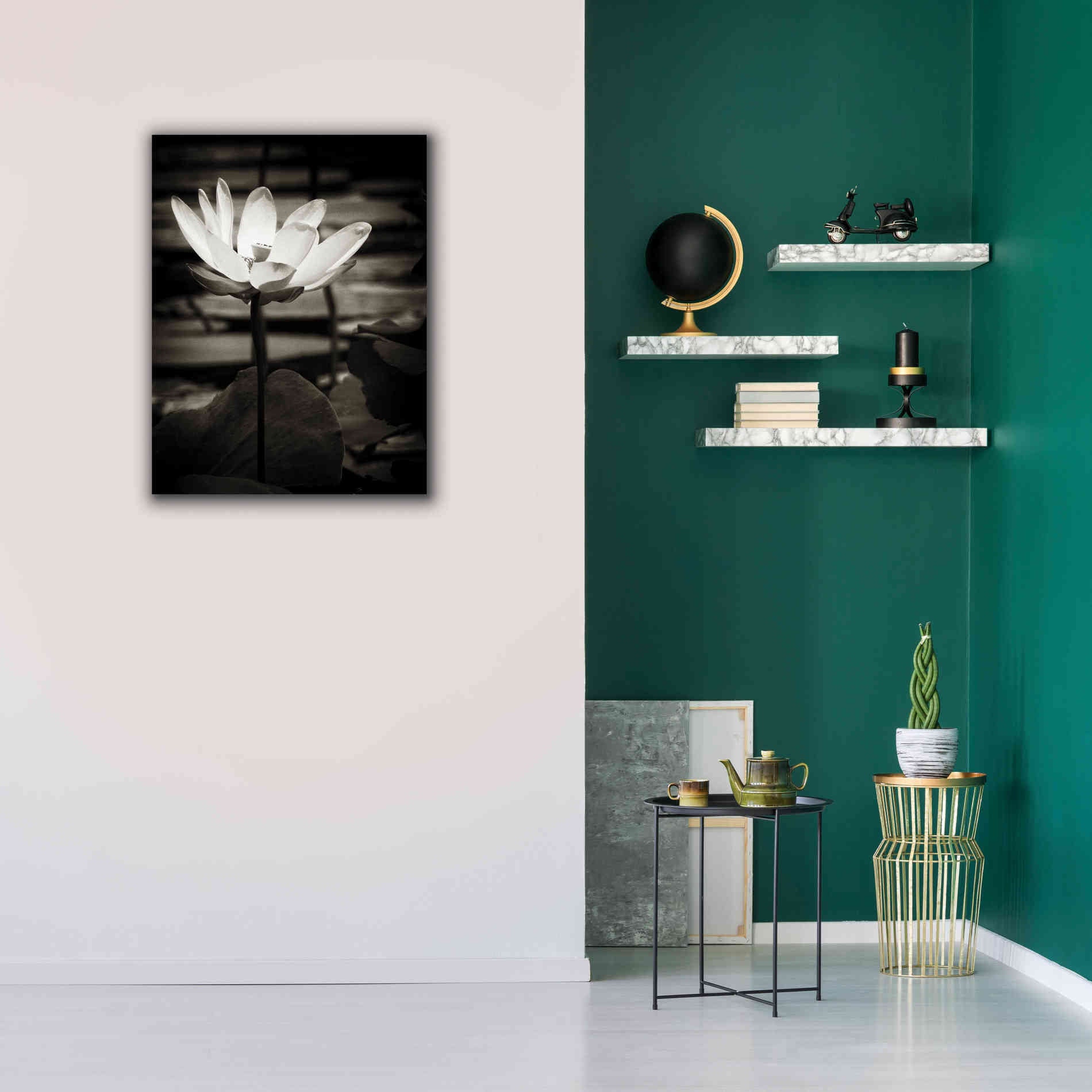 'Lotus Flower VIII' by Debra Van Swearingen, Canvas Wall Art,26 x 34
