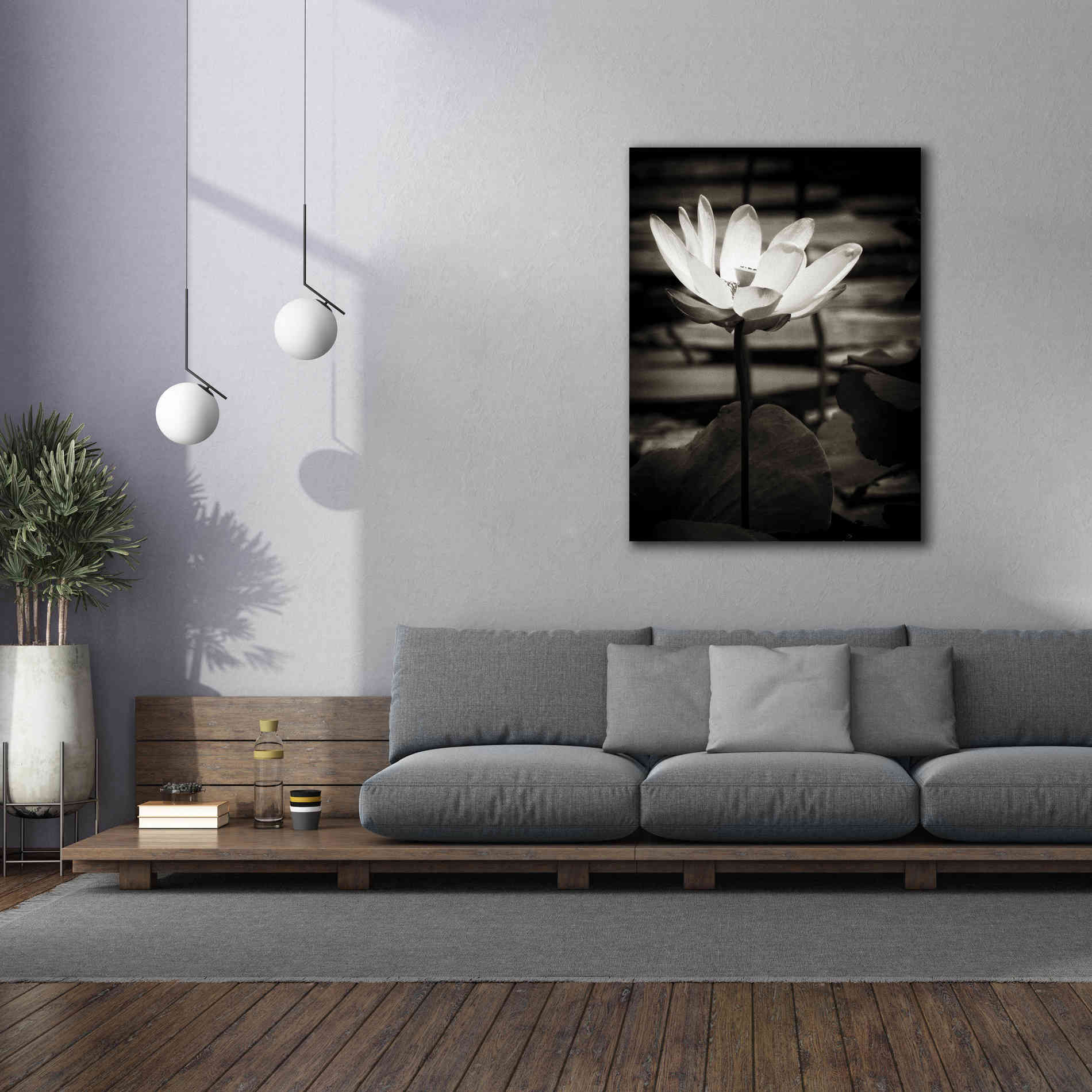 'Lotus Flower VIII' by Debra Van Swearingen, Canvas Wall Art,40 x 54