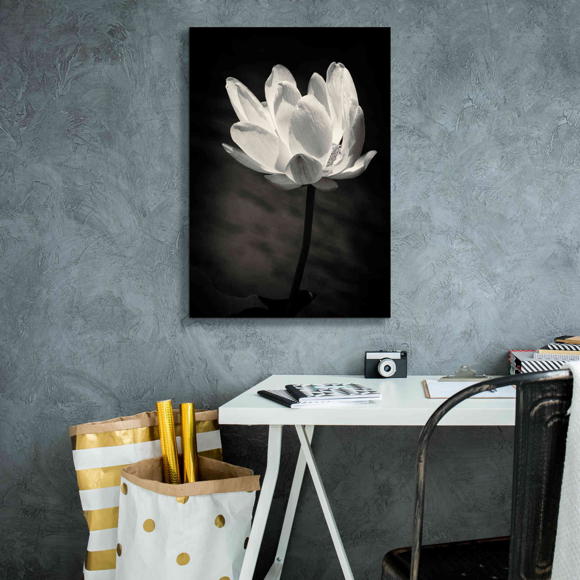 'Lotus Flower X' by Debra Van Swearingen, Canvas Wall Art,18 x 26