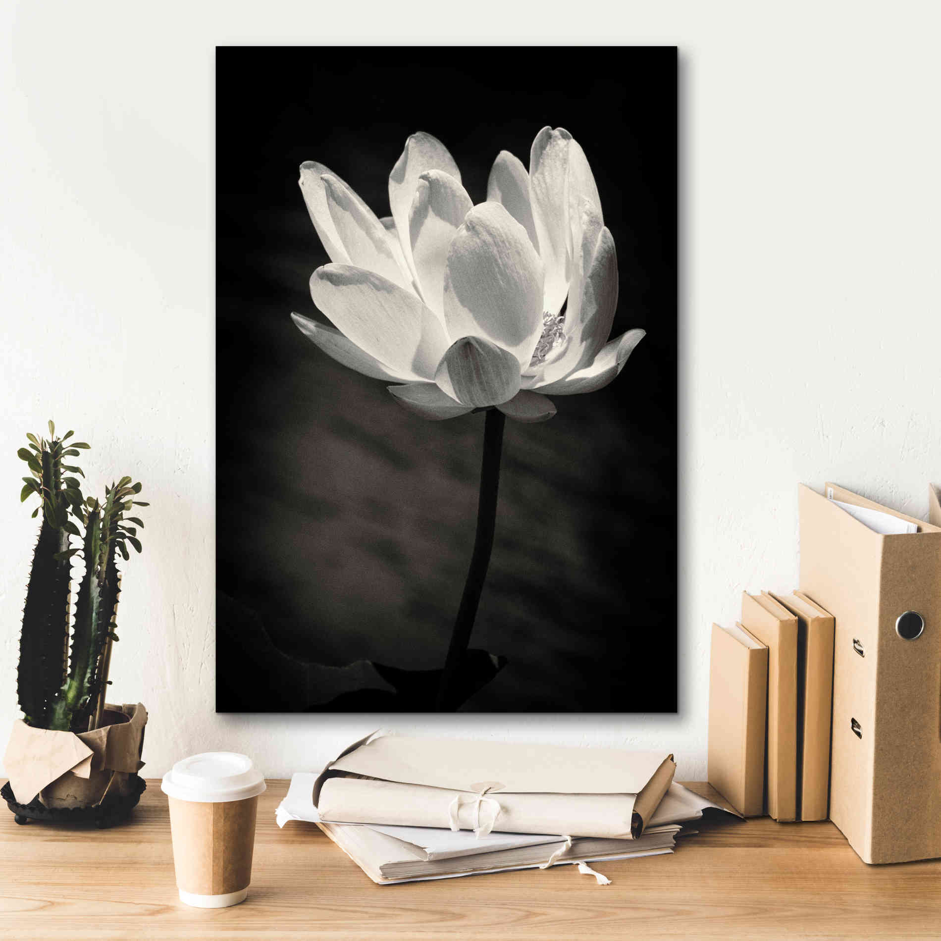 'Lotus Flower X' by Debra Van Swearingen, Canvas Wall Art,18 x 26