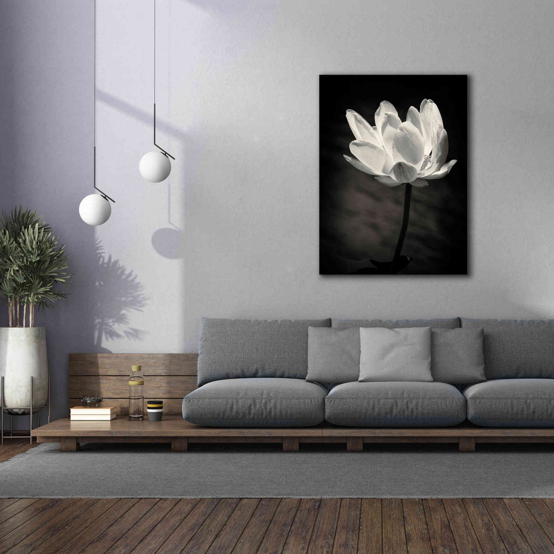 'Lotus Flower X' by Debra Van Swearingen, Canvas Wall Art,40 x 54