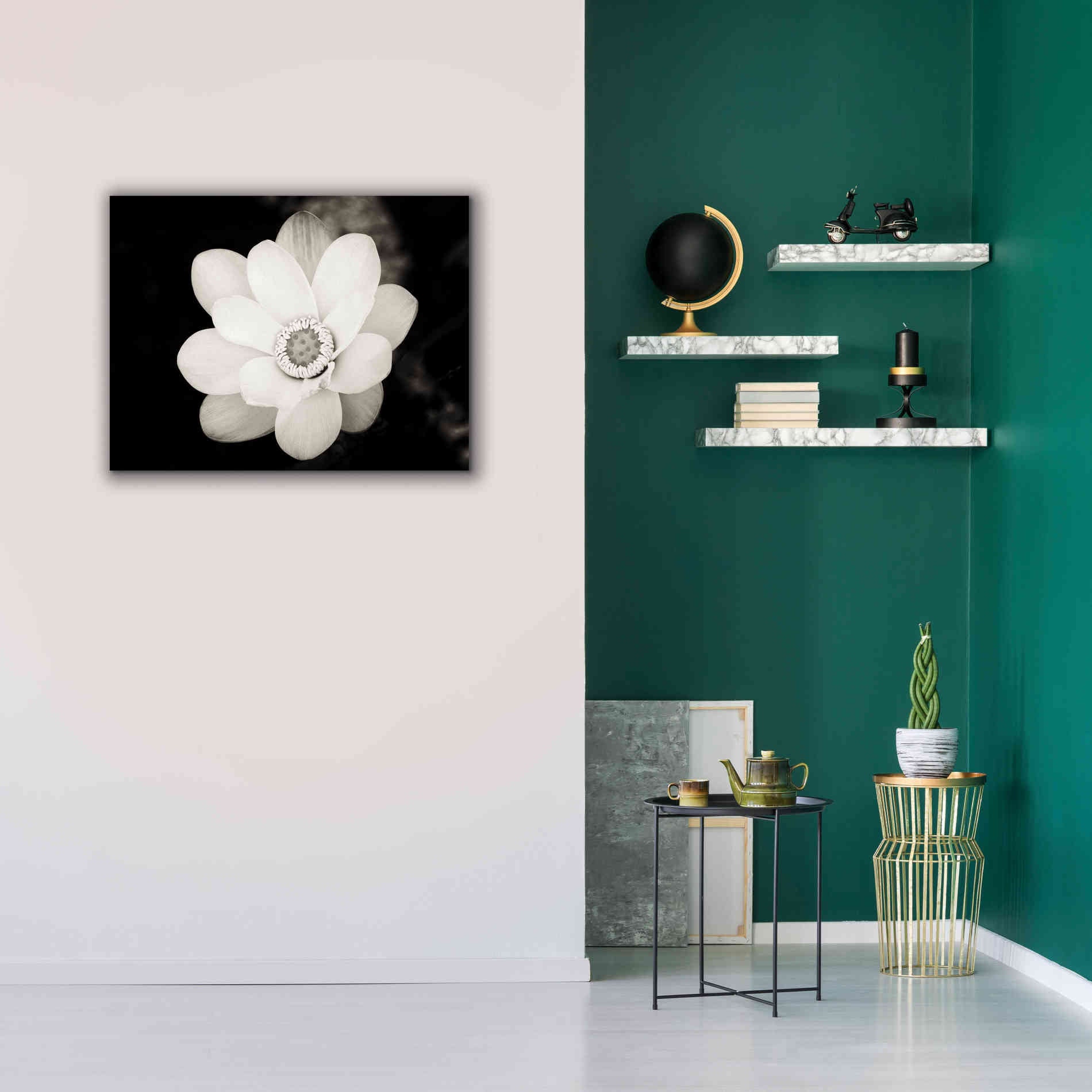 'Lotus Flower III' by Debra Van Swearingen, Canvas Wall Art,34 x 26