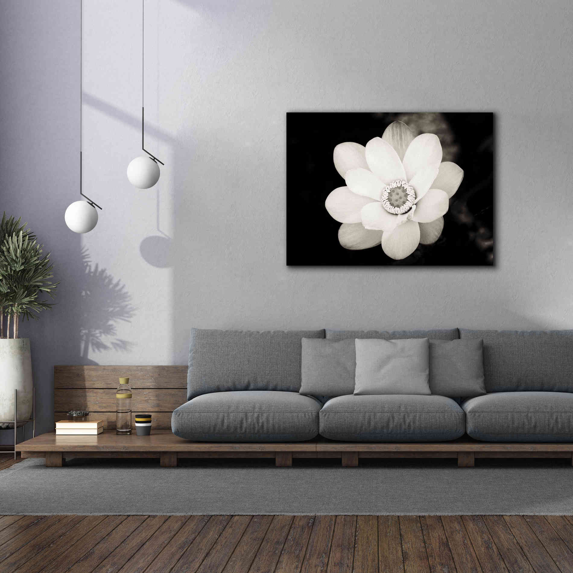 'Lotus Flower III' by Debra Van Swearingen, Canvas Wall Art,54 x 40