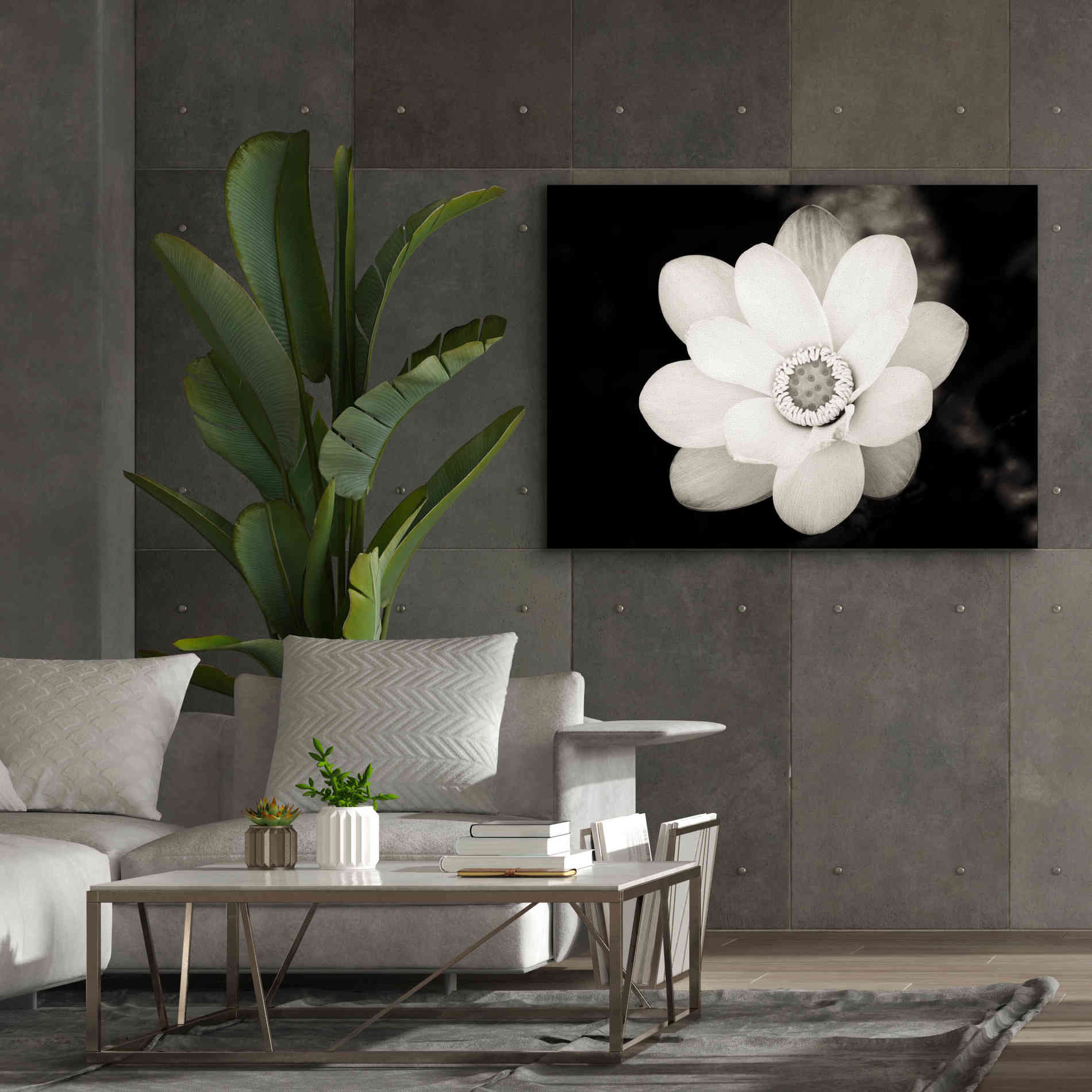 'Lotus Flower III' by Debra Van Swearingen, Canvas Wall Art,54 x 40