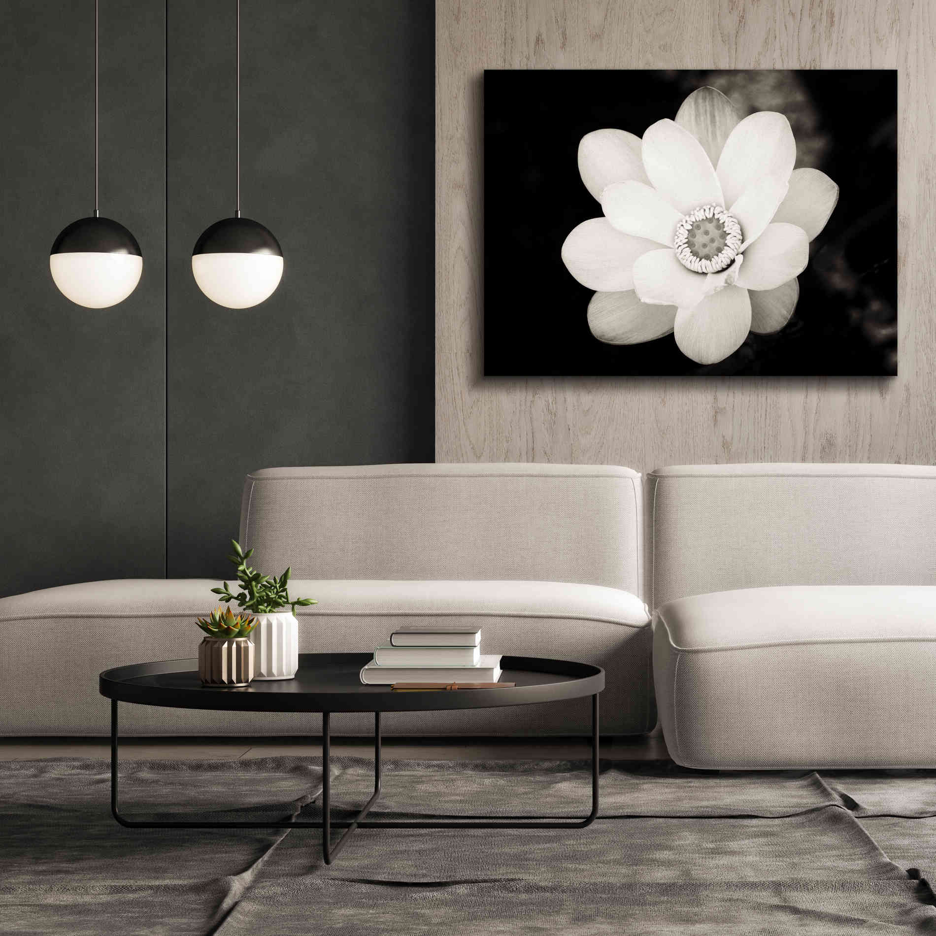 'Lotus Flower III' by Debra Van Swearingen, Canvas Wall Art,54 x 40