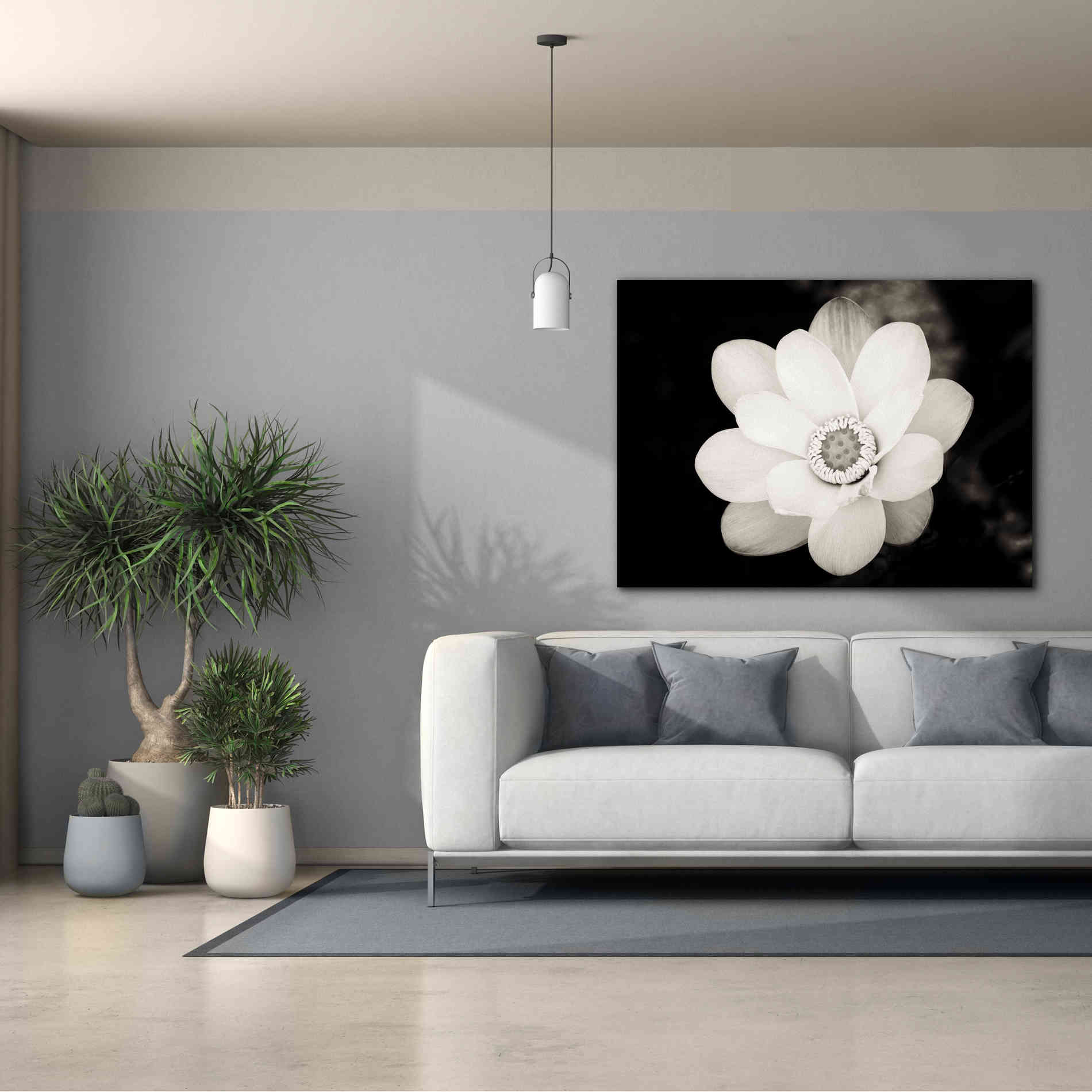 'Lotus Flower III' by Debra Van Swearingen, Canvas Wall Art,54 x 40