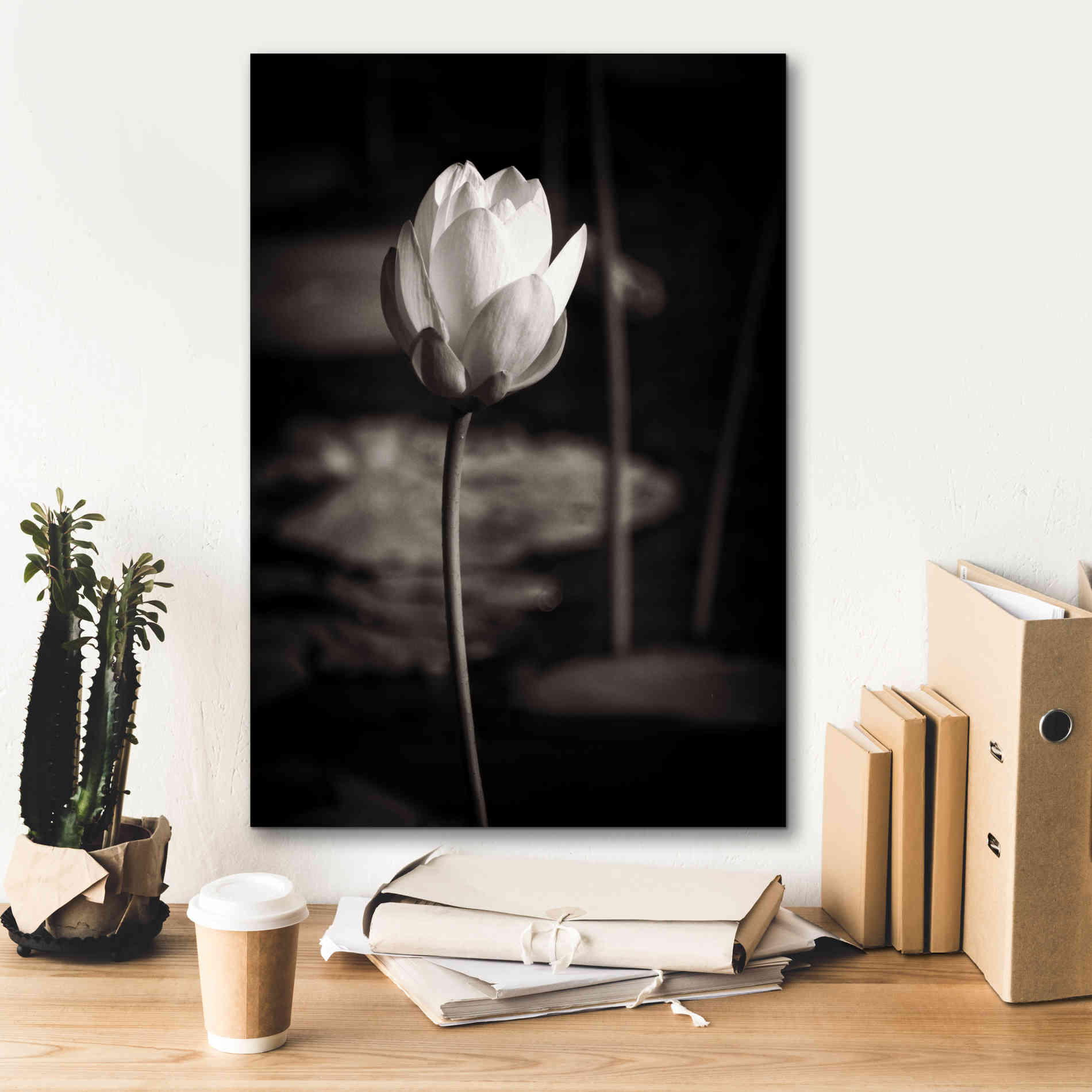 'Lotus Flower VI' by Debra Van Swearingen, Canvas Wall Art,18 x 26
