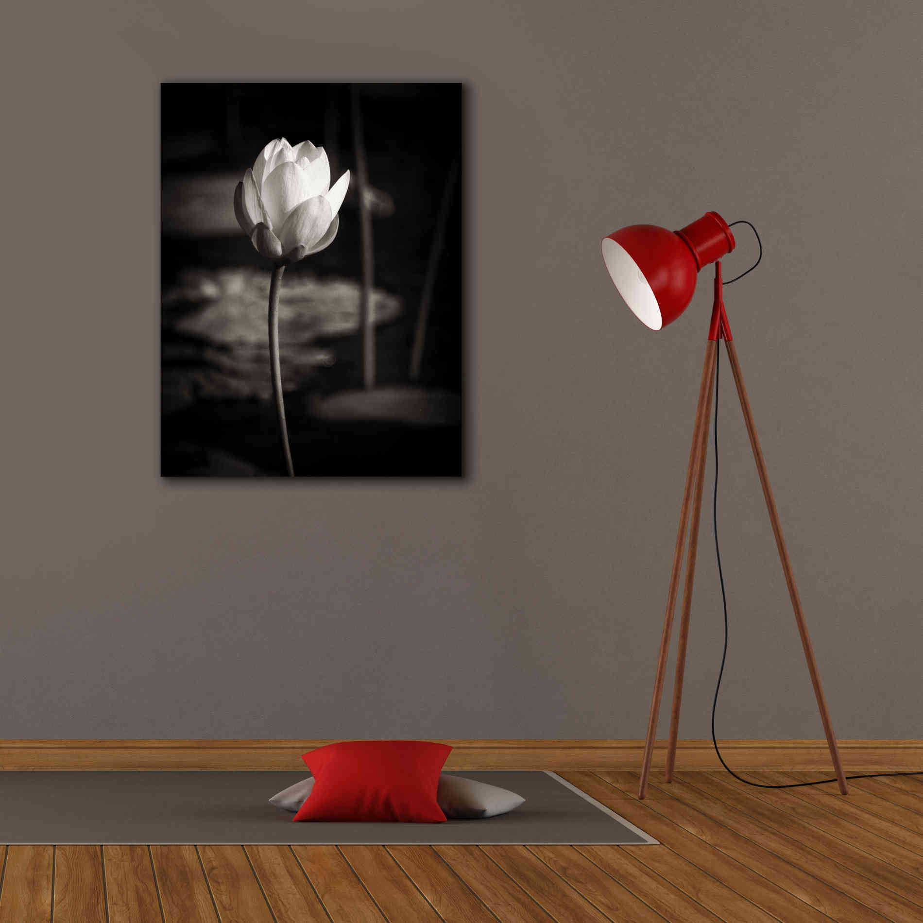 'Lotus Flower VI' by Debra Van Swearingen, Canvas Wall Art,26 x 34
