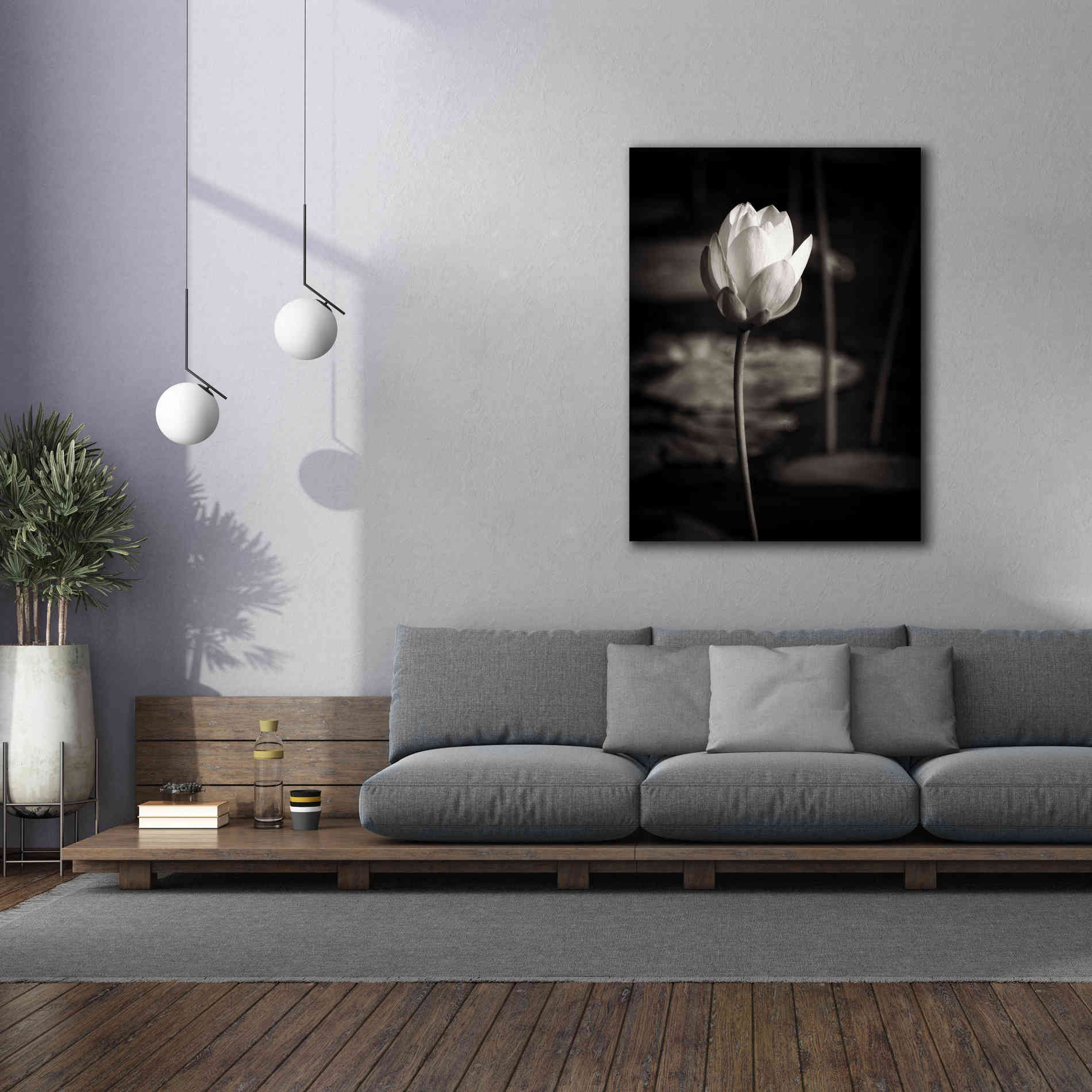 'Lotus Flower VI' by Debra Van Swearingen, Canvas Wall Art,40 x 54