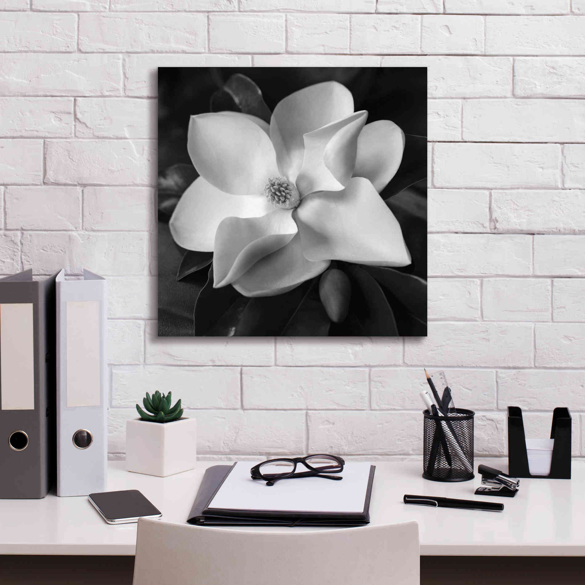 'Magnolia' by Debra Van Swearingen, Canvas Wall Art,18 x 18