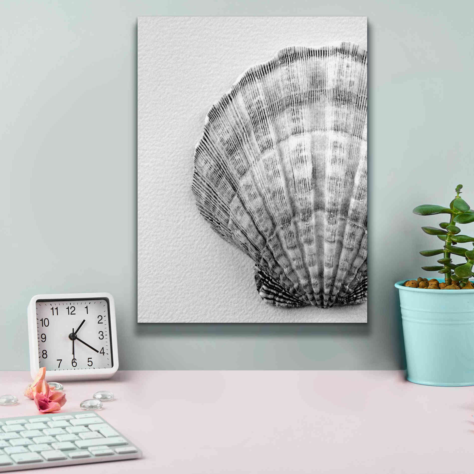 'On The Half Shell' by Debra Van Swearingen, Canvas Wall Art,12 x 16