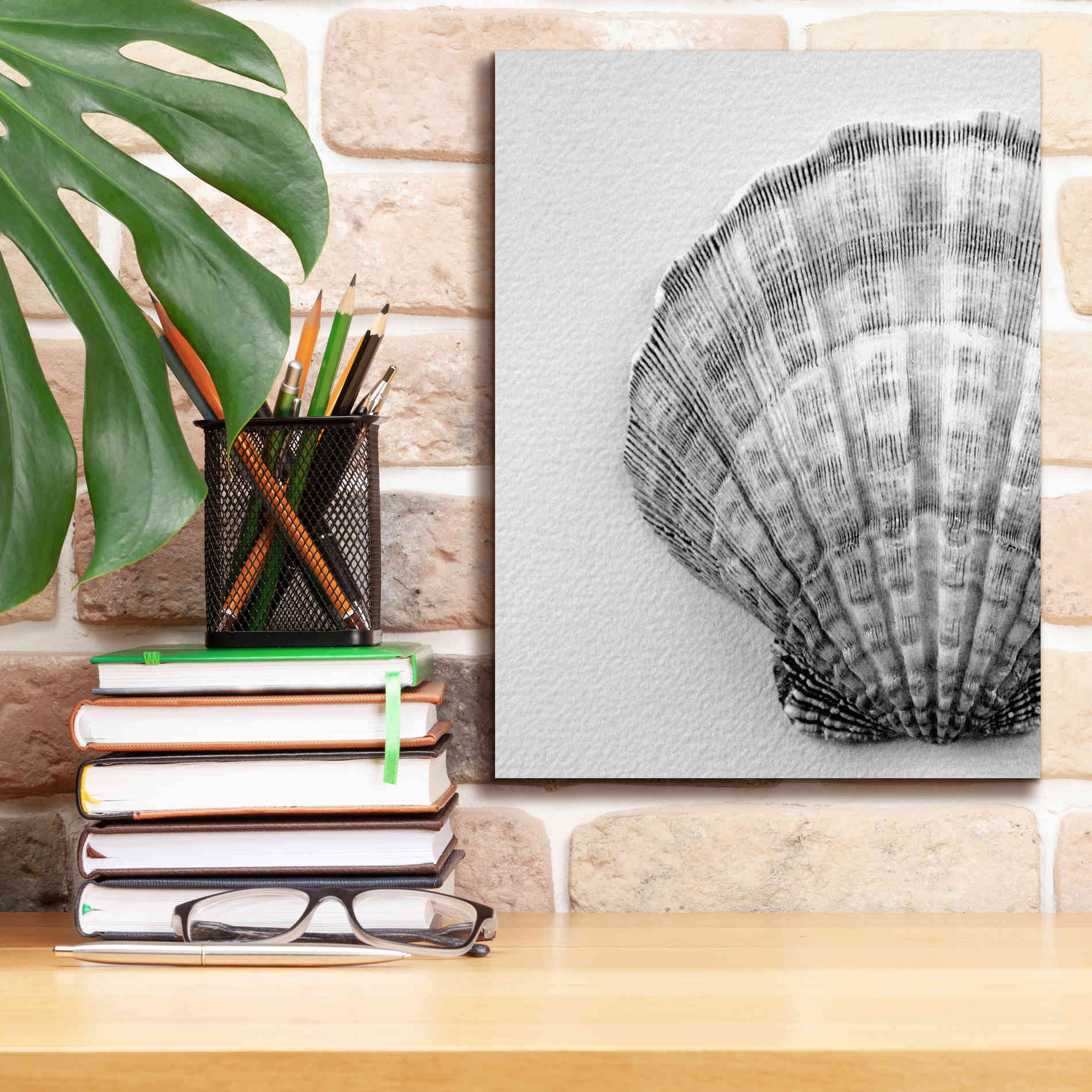 'On The Half Shell' by Debra Van Swearingen, Canvas Wall Art,12 x 16