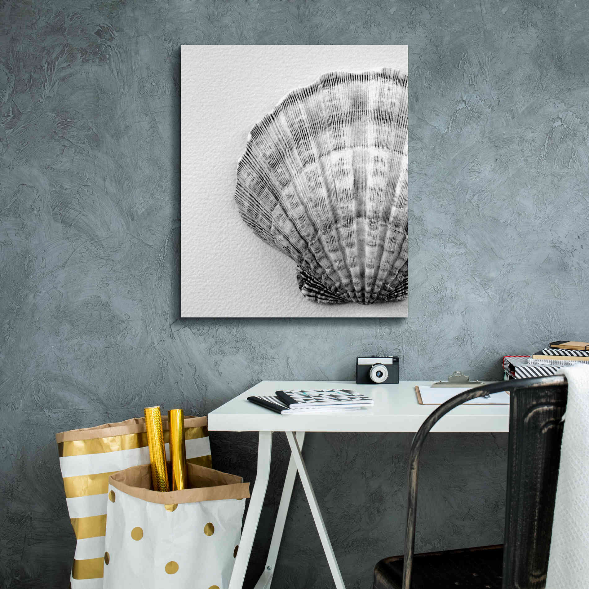 'On The Half Shell' by Debra Van Swearingen, Canvas Wall Art,20 x 24