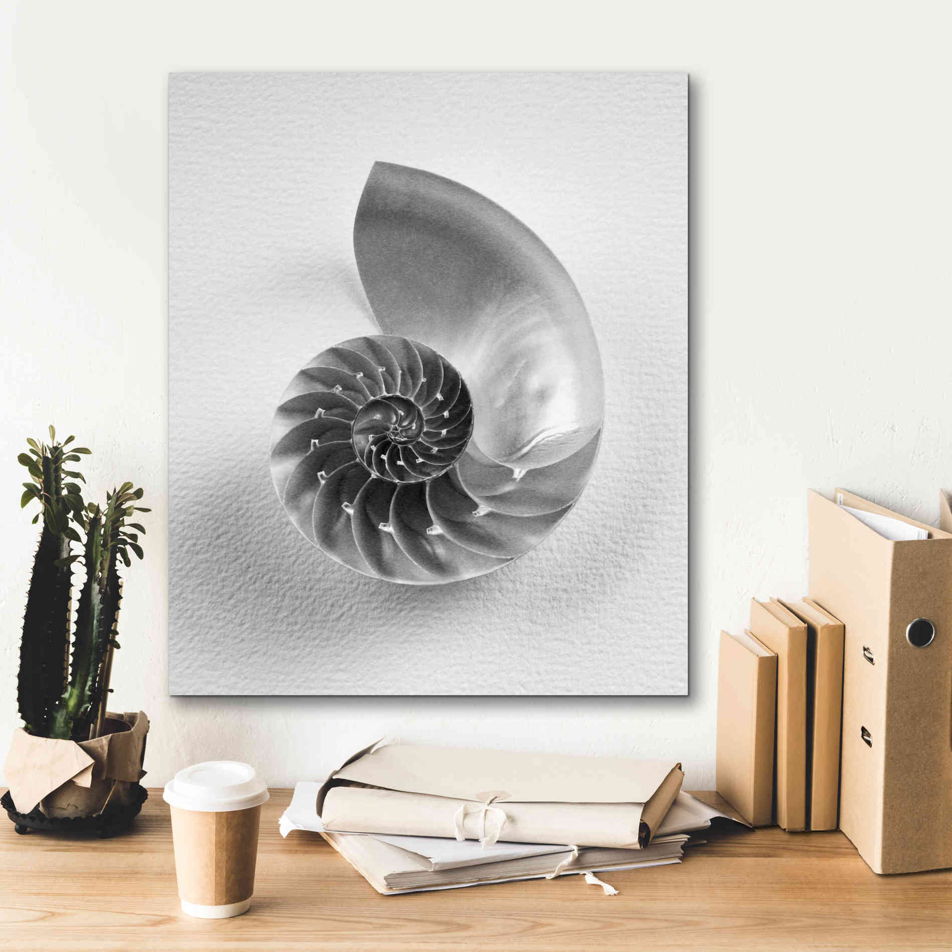 'Nautilus 4' by Debra Van Swearingen, Canvas Wall Art,20 x 24