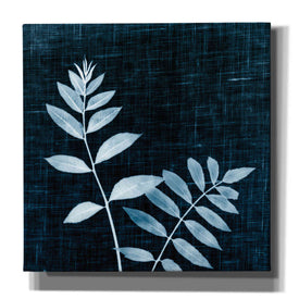 'Leaves on Linen II' by Debra Van Swearingen, Canvas Wall Art,12x12x1.1x0,18x18x1.1x0,26x26x1.74x0,37x37x1.74x0