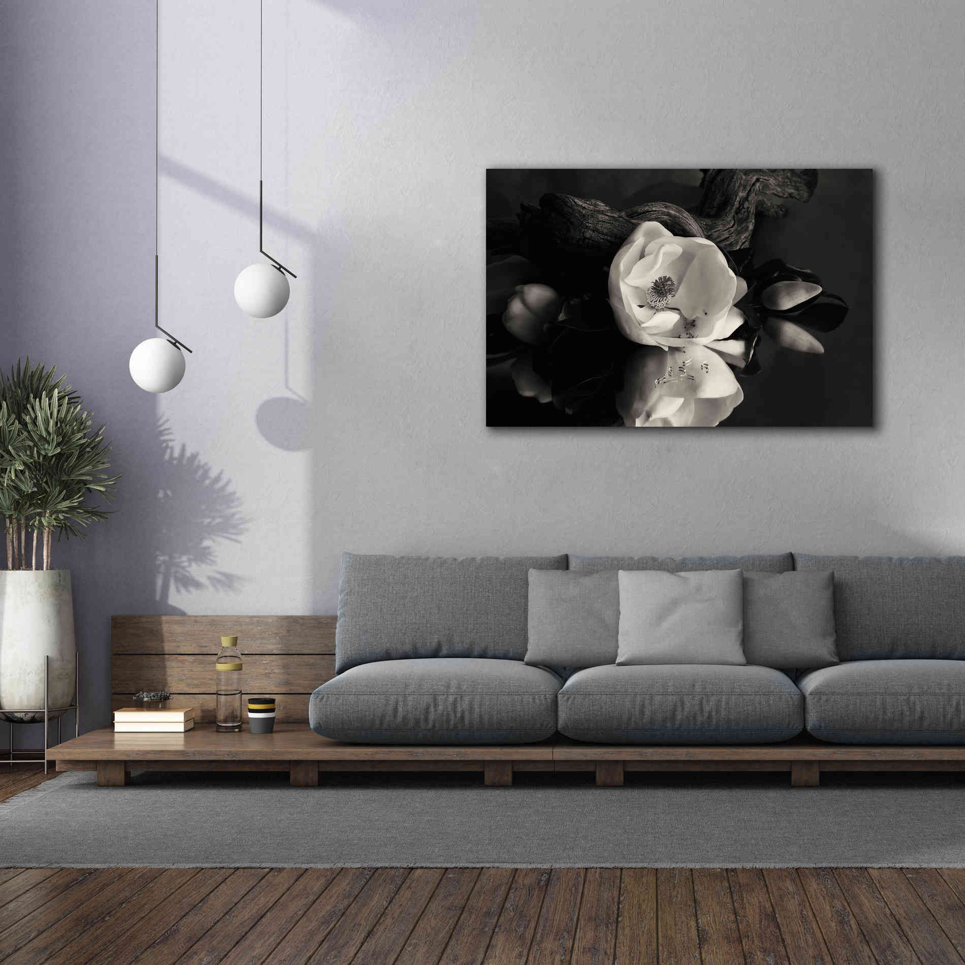 'Magnolia and Driftwood I' by Debra Van Swearingen, Canvas Wall Art,60 x 40