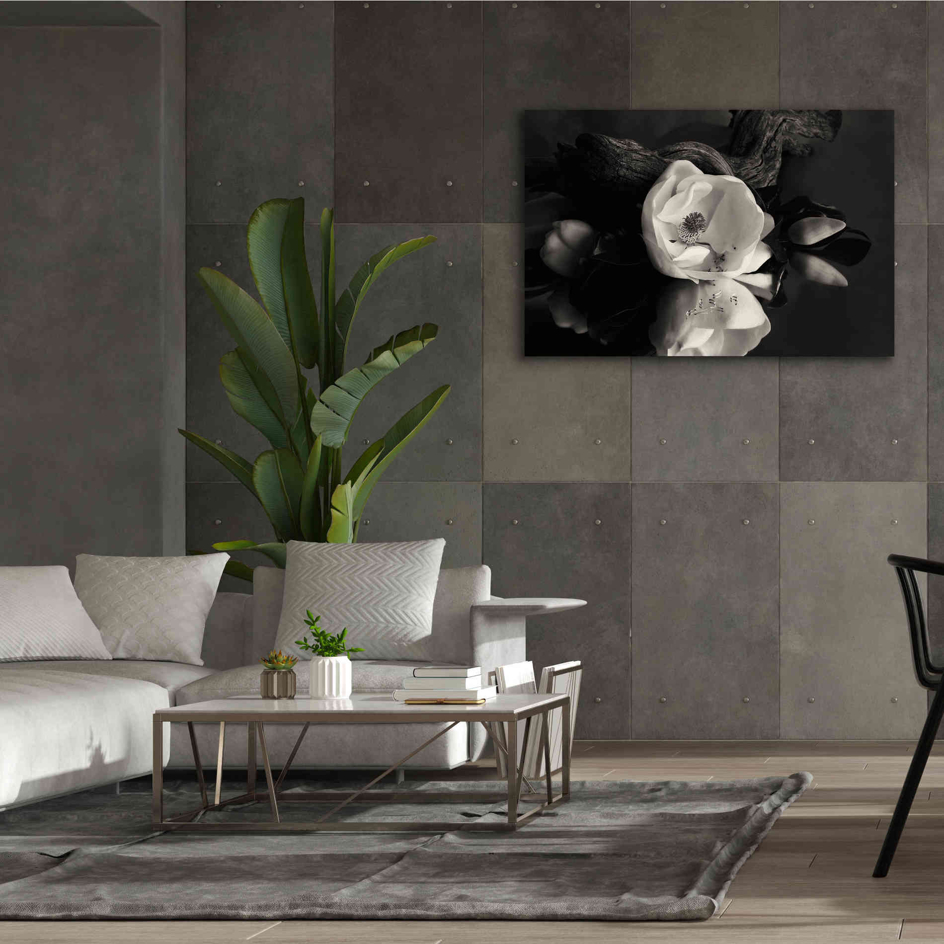 'Magnolia and Driftwood I' by Debra Van Swearingen, Canvas Wall Art,60 x 40
