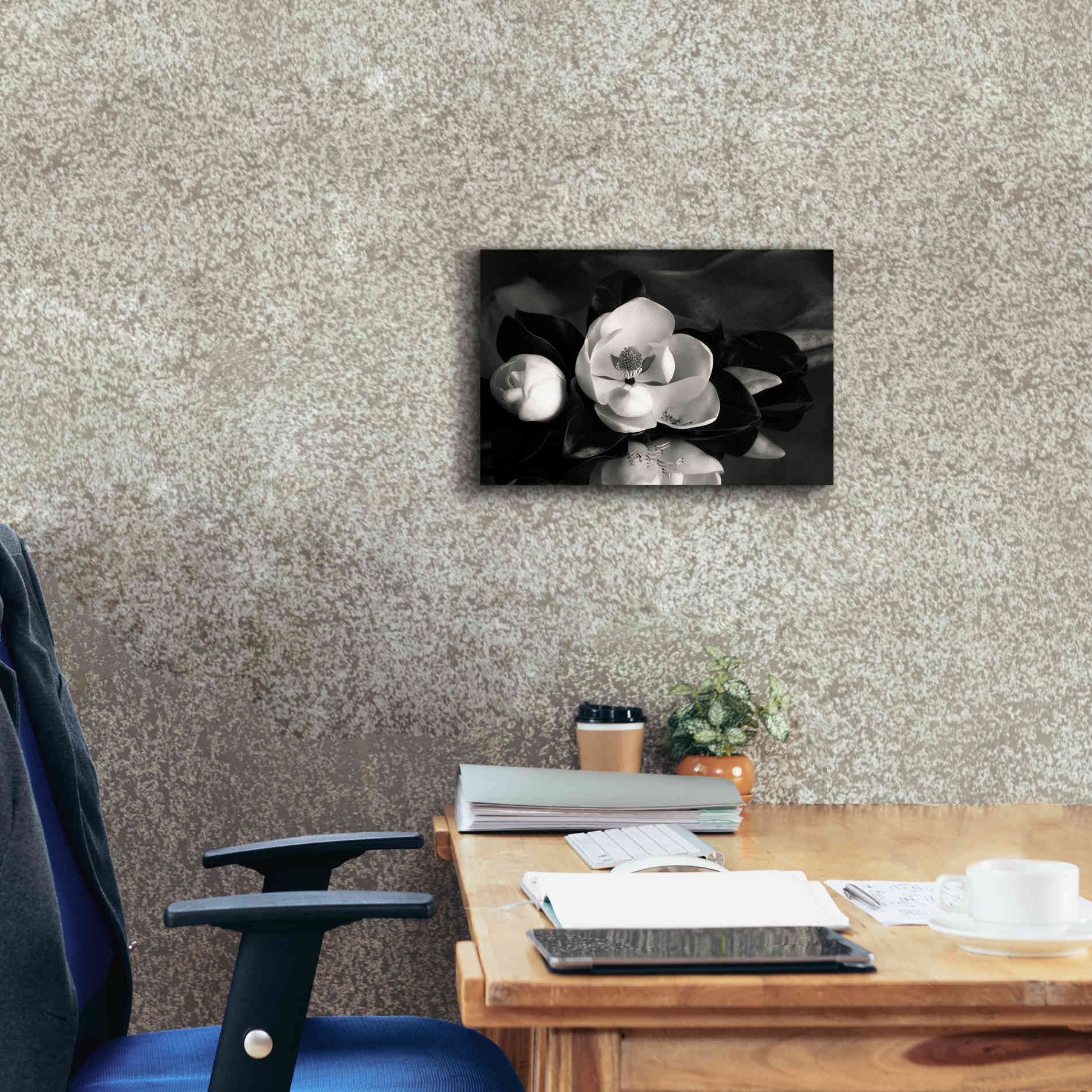 'Magnolia in Bloom' by Debra Van Swearingen, Canvas Wall Art,18 x 12