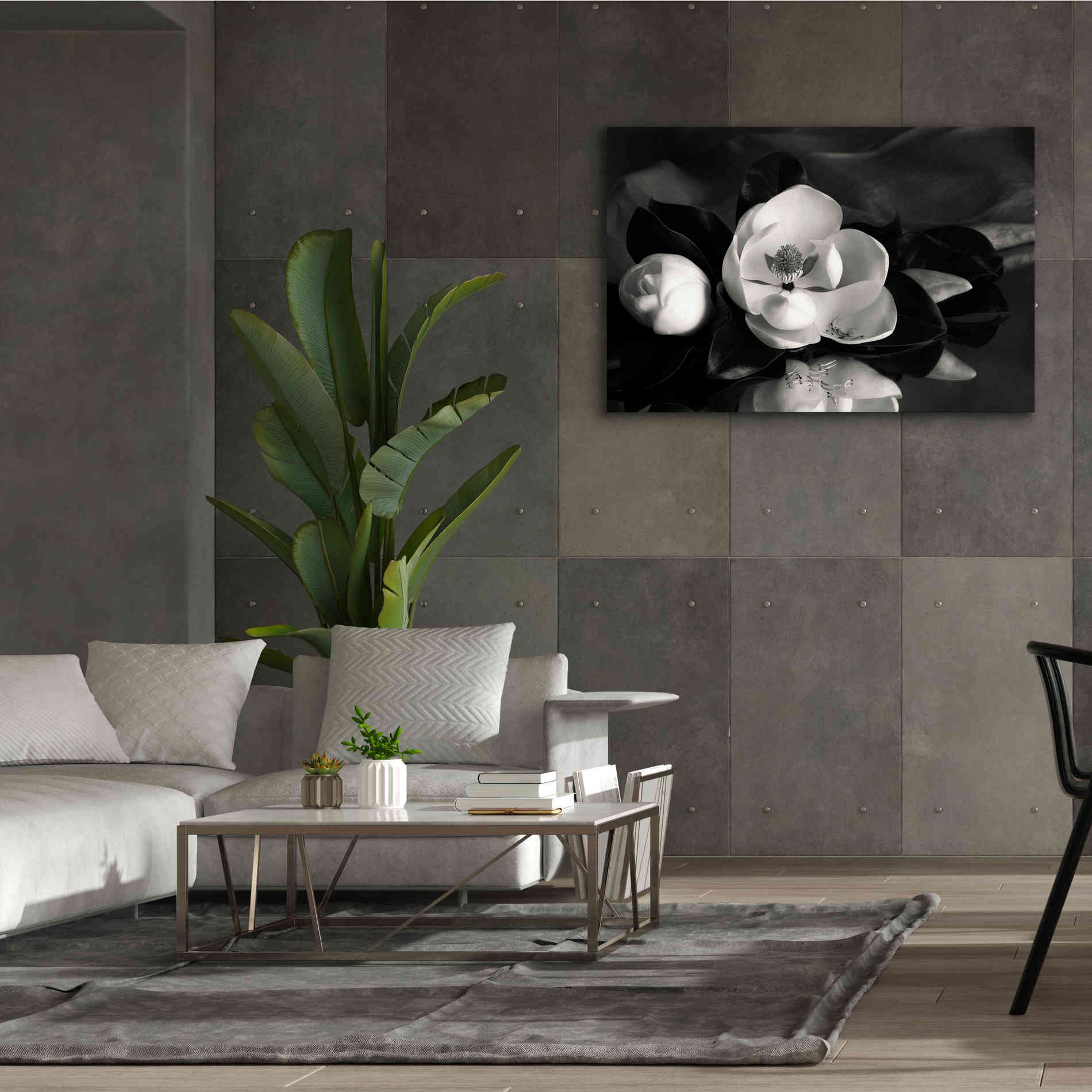 'Magnolia in Bloom' by Debra Van Swearingen, Canvas Wall Art,60 x 40