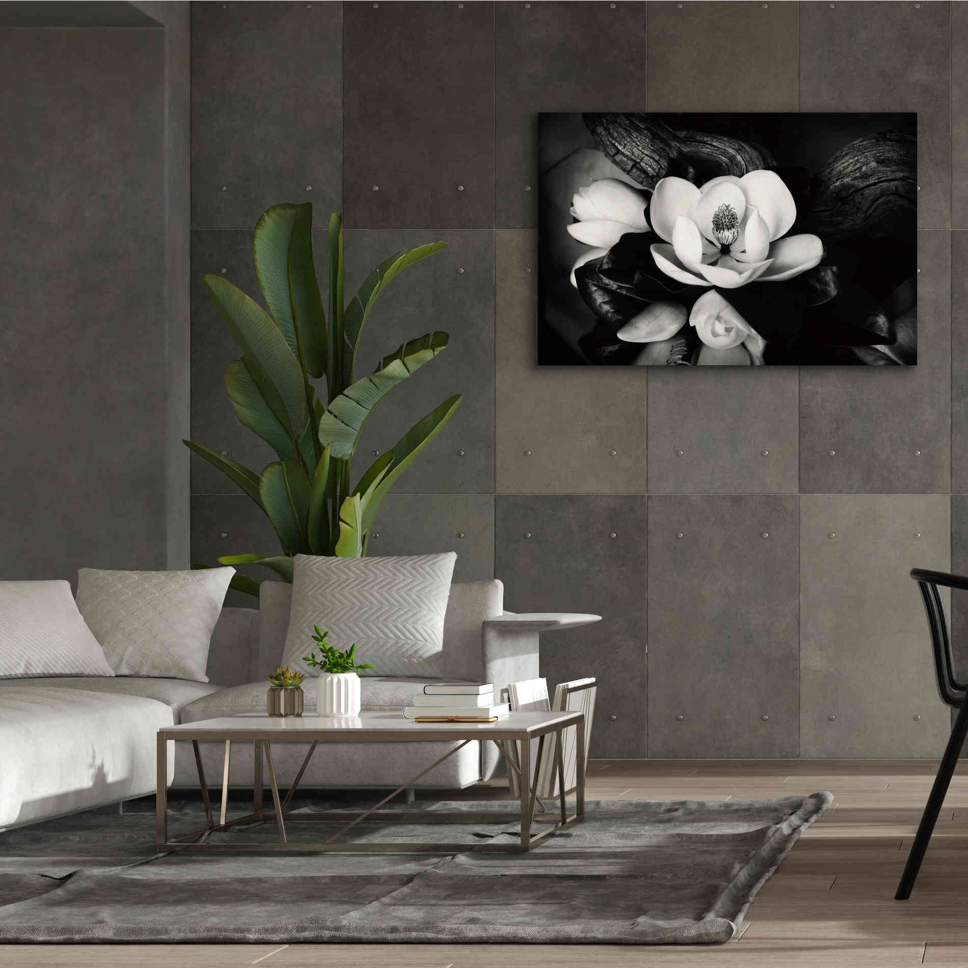 'Magnolia and Driftwood II' by Debra Van Swearingen, Canvas Wall Art,60 x 40