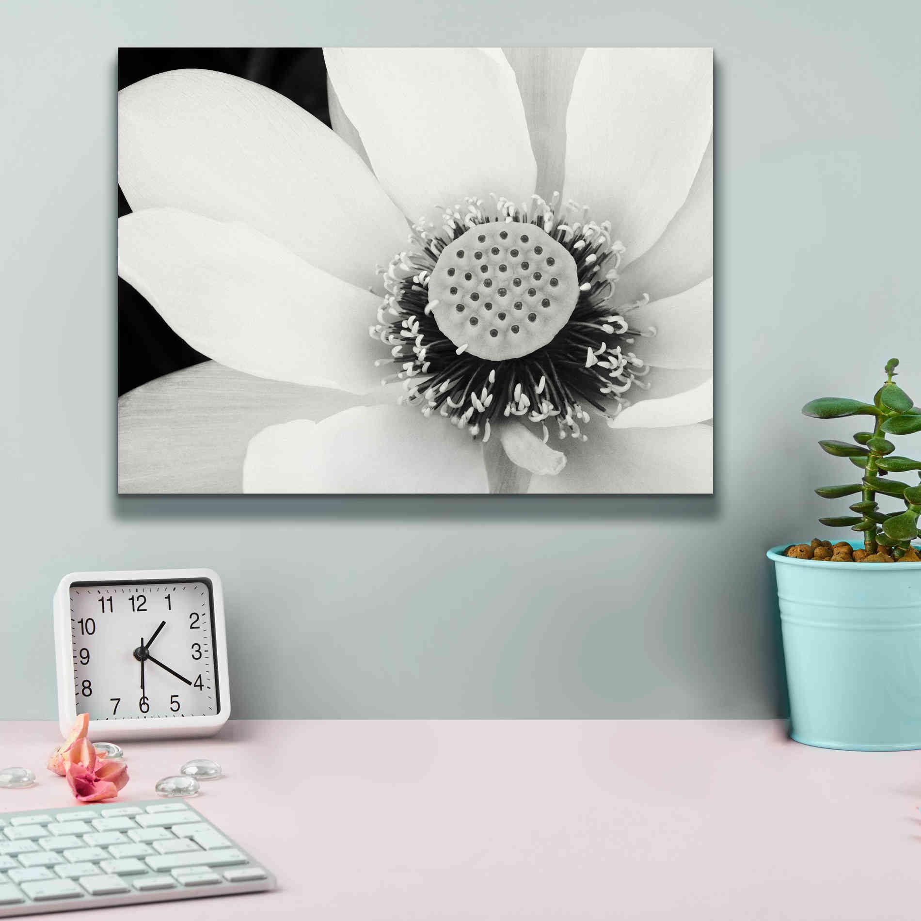 'Lotus Flower IV' by Debra Van Swearingen, Canvas Wall Art,16 x 12