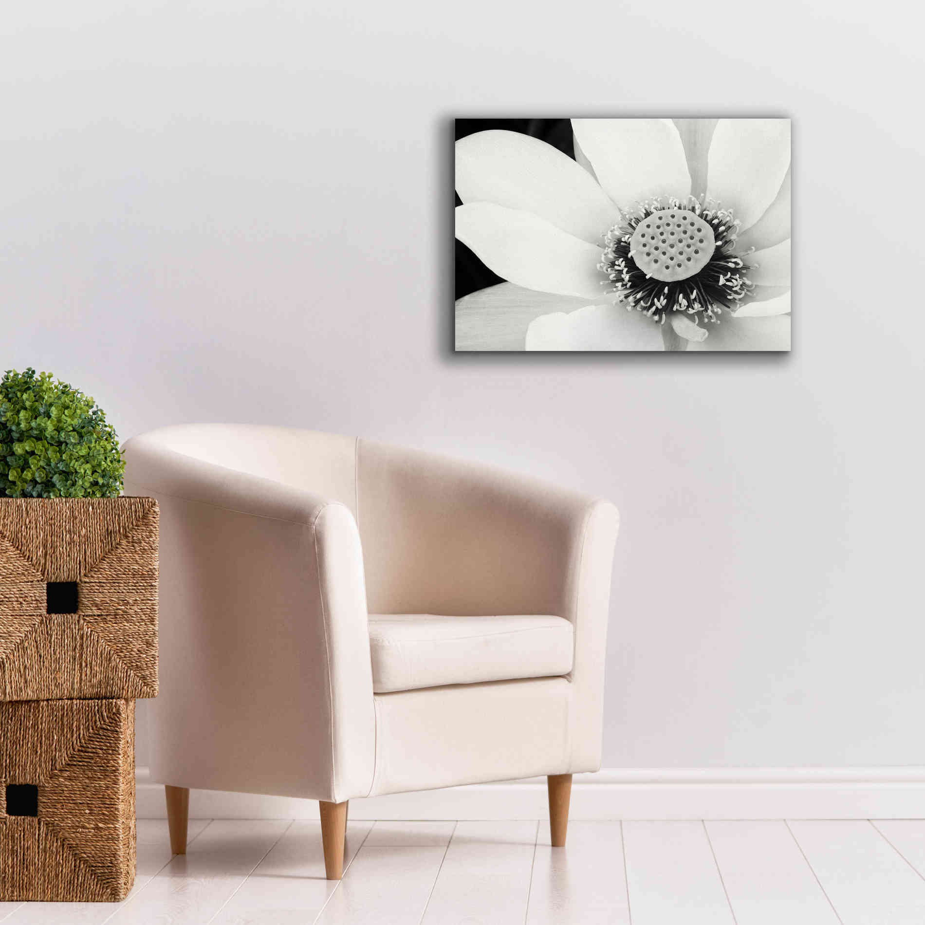 'Lotus Flower IV' by Debra Van Swearingen, Canvas Wall Art,26 x 18
