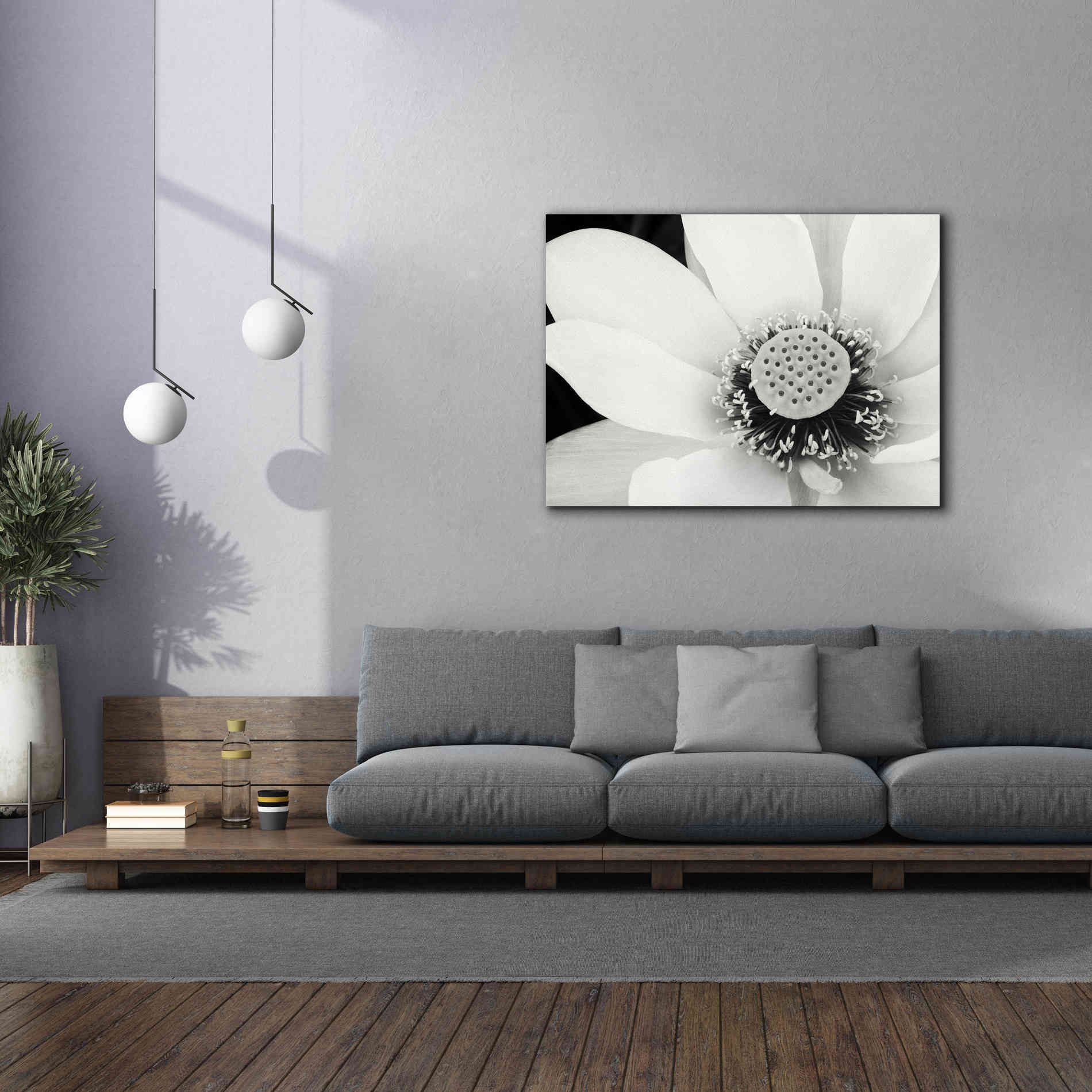 'Lotus Flower IV' by Debra Van Swearingen, Canvas Wall Art,54 x 40