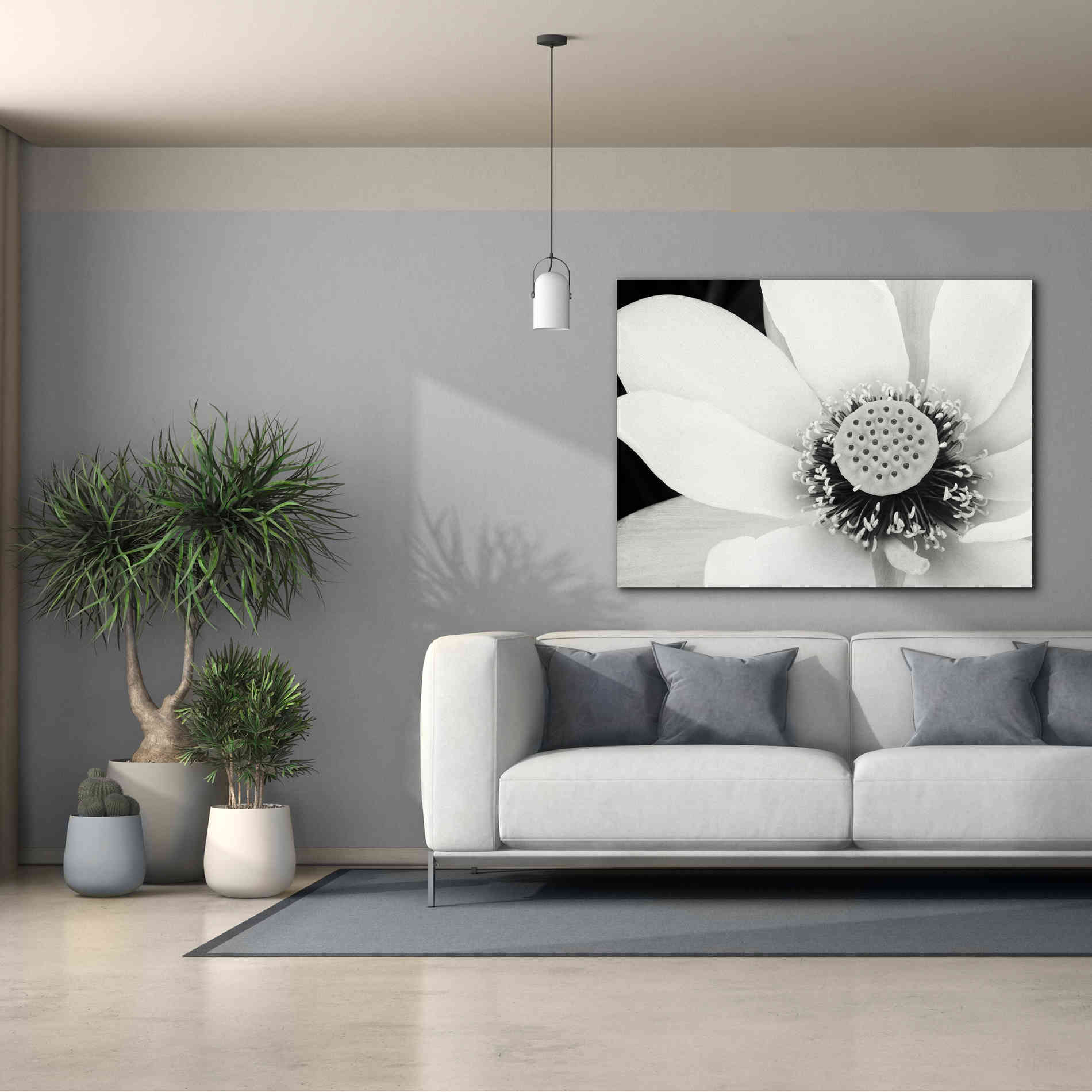 'Lotus Flower IV' by Debra Van Swearingen, Canvas Wall Art,54 x 40