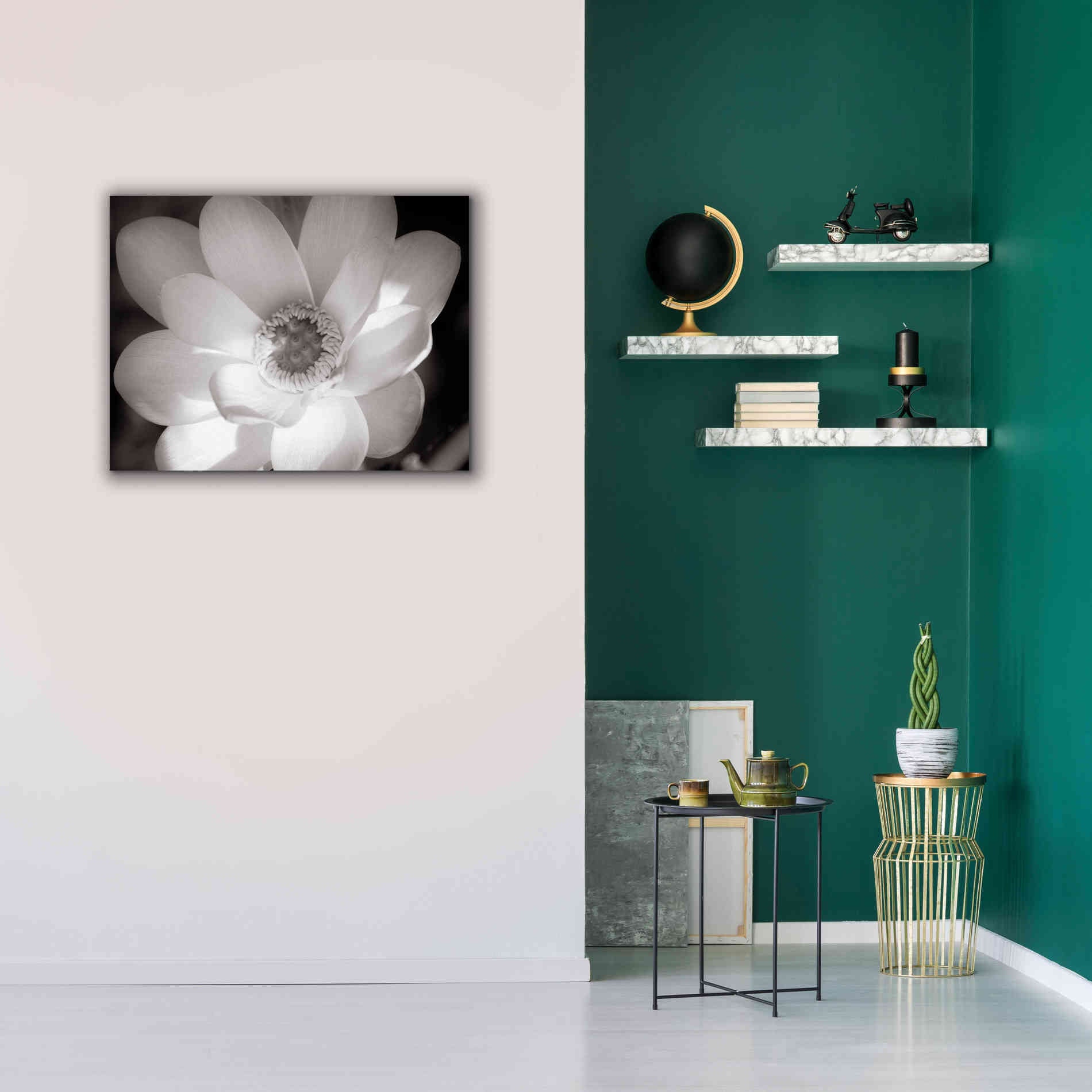 'Lotus Flower V' by Debra Van Swearingen, Canvas Wall Art,34 x 26
