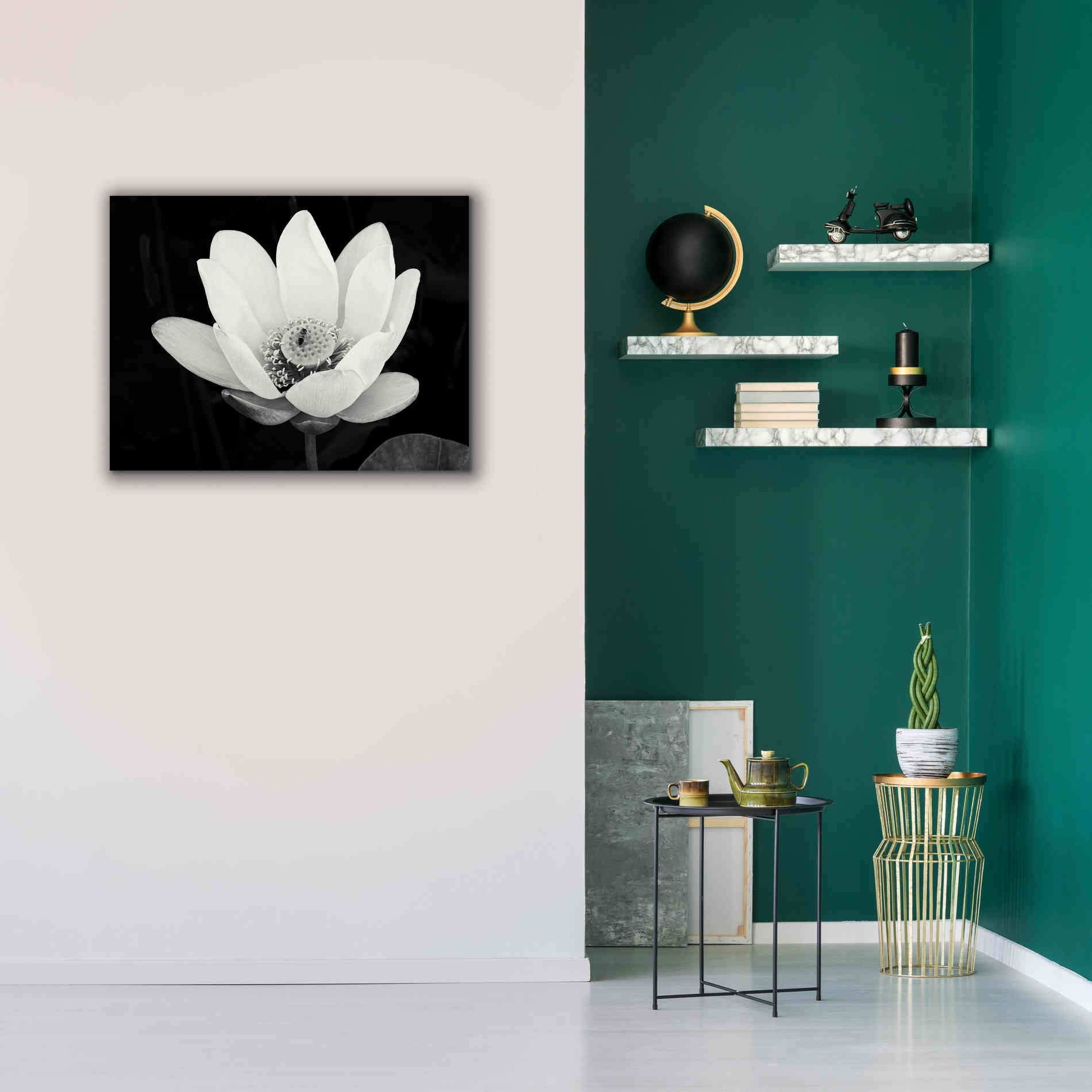 'Lotus Flower I v2' by Debra Van Swearingen, Canvas Wall Art,34 x 26