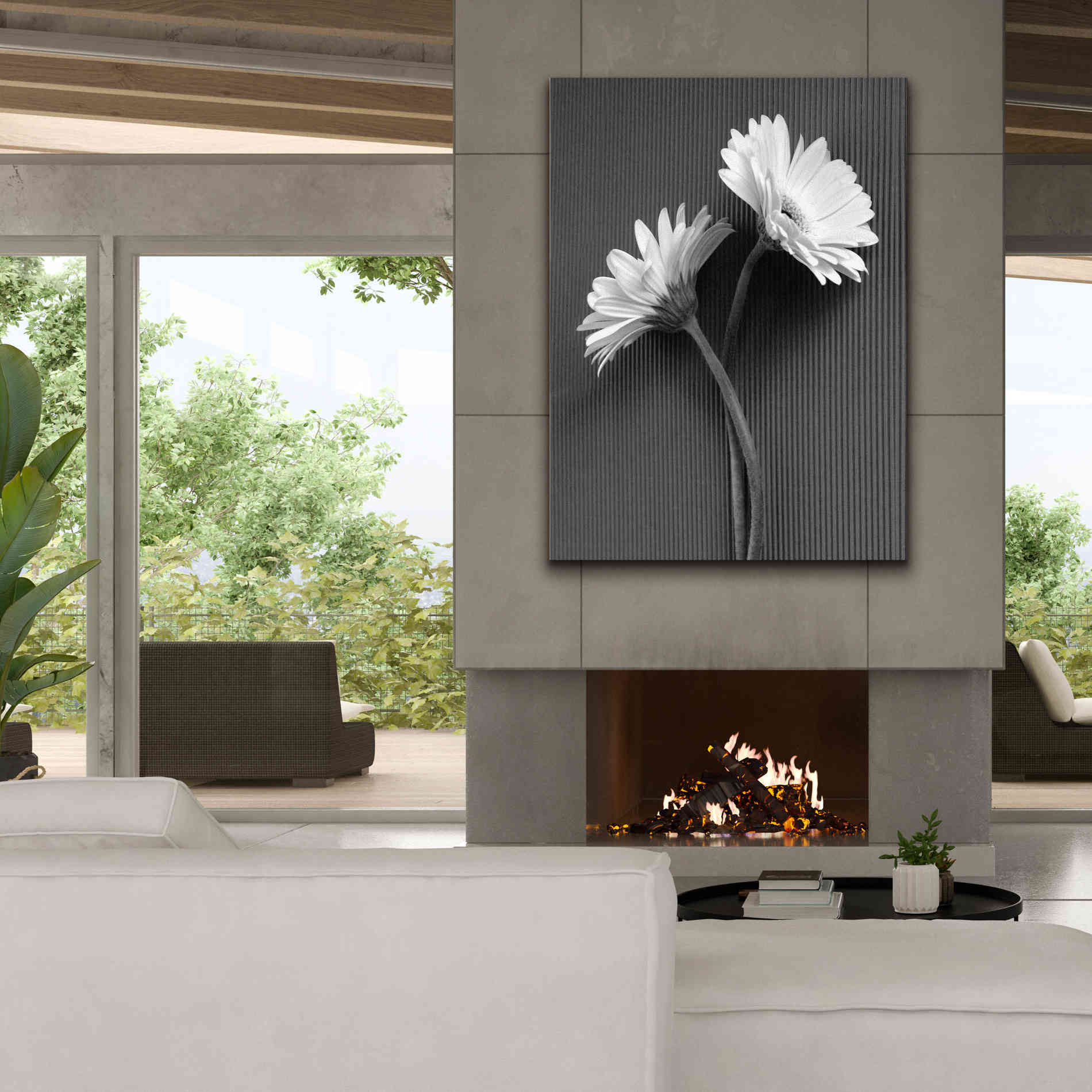 'Fresh Cut Daisy IV' by Debra Van Swearingen, Canvas Wall Art,40 x 54