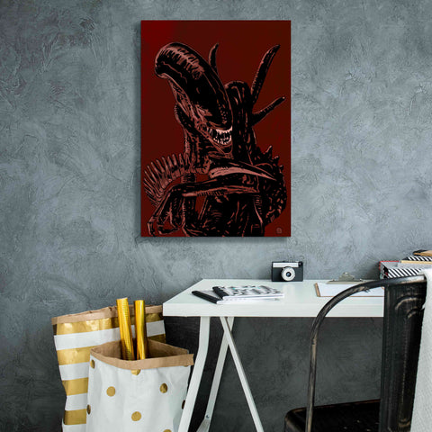 Image of 'Alien' by Giuseppe Cristiano, Canvas Wall Art,18 x 26