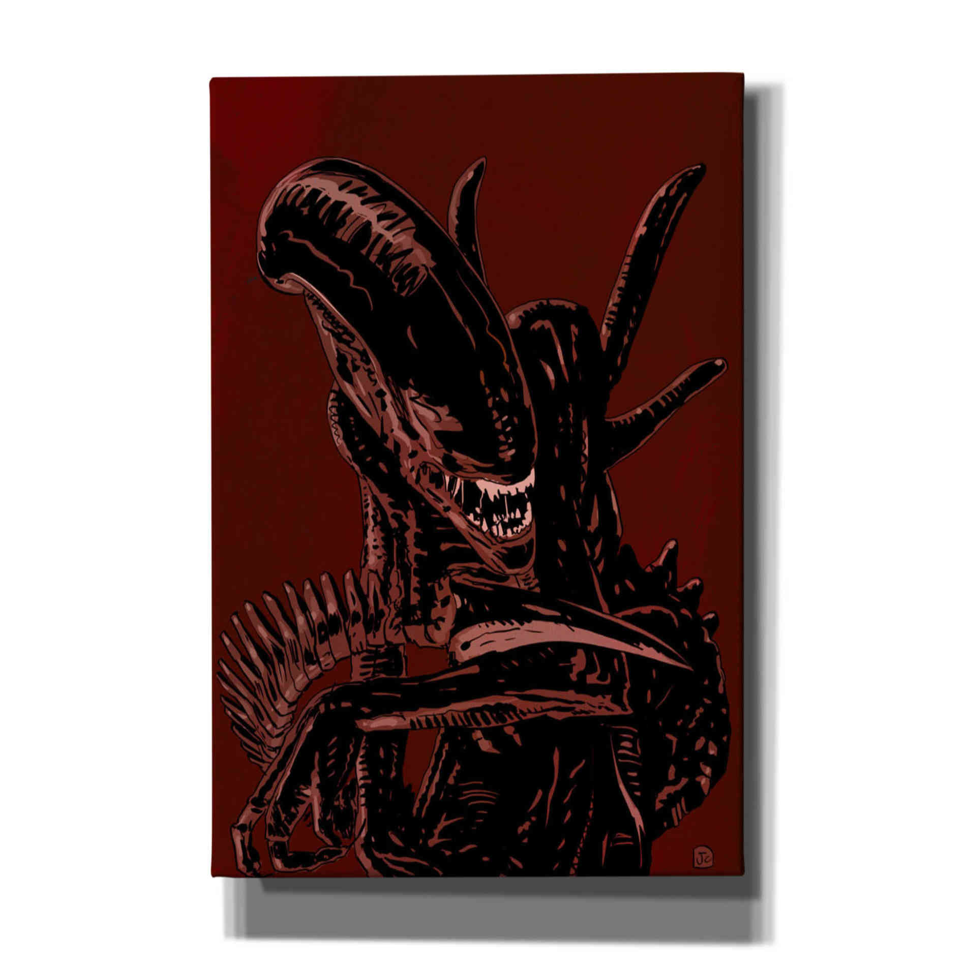 'Alien' by Giuseppe Cristiano, Canvas Wall Art