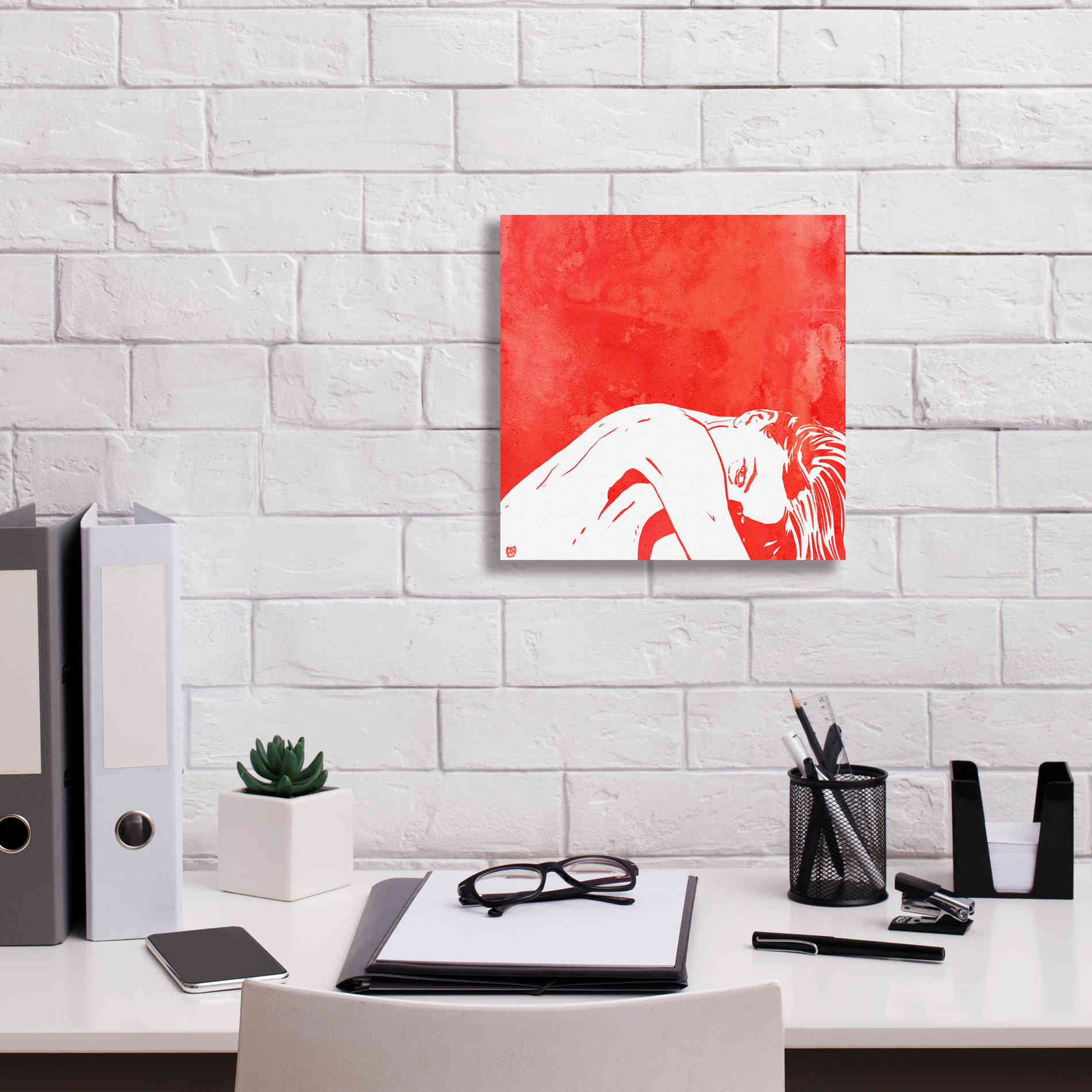 'August 1' by Giuseppe Cristiano, Canvas Wall Art,12 x 12