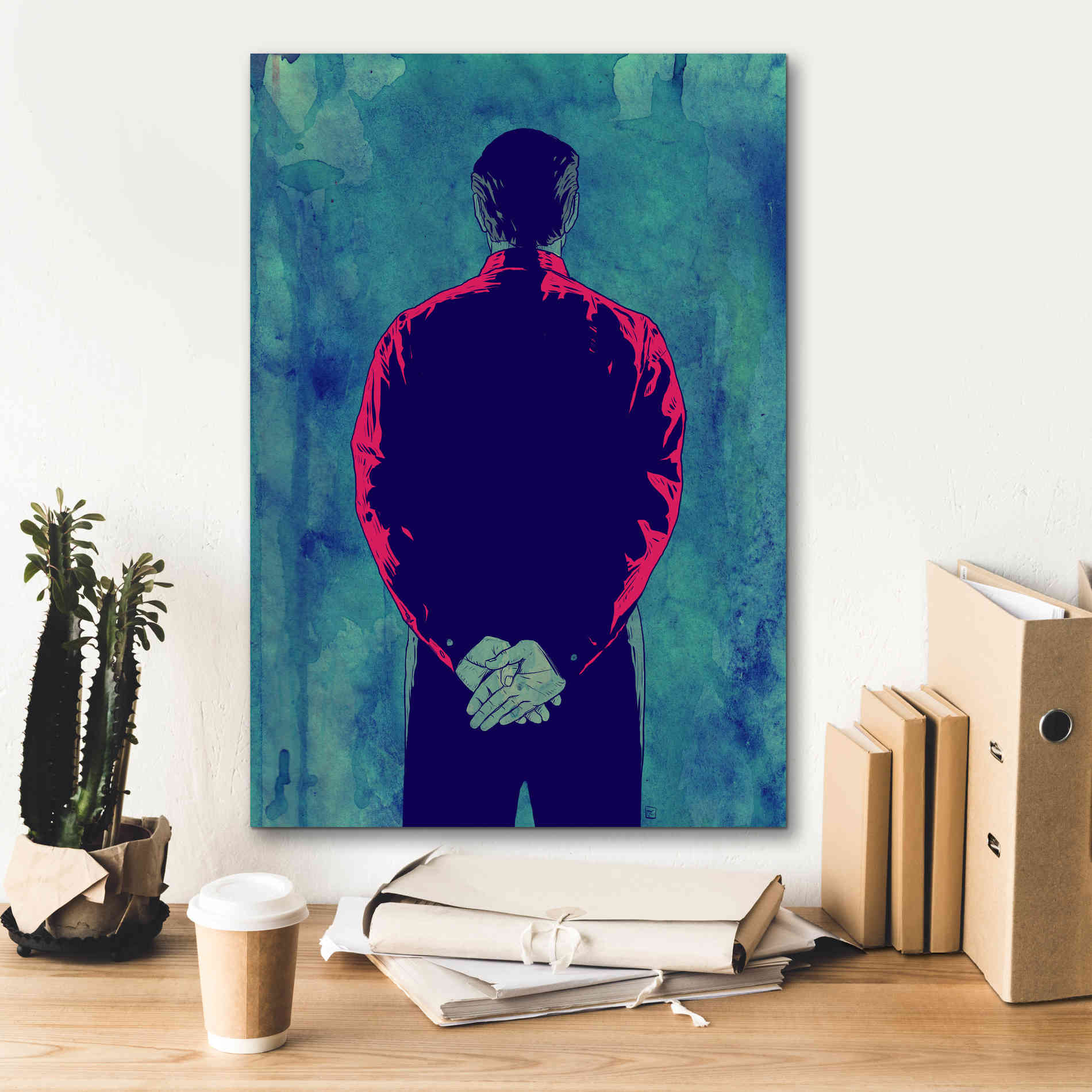 'Back' by Giuseppe Cristiano, Canvas Wall Art,18 x 26