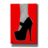 'Black heel on red' by Giuseppe Cristiano, Canvas Wall Art