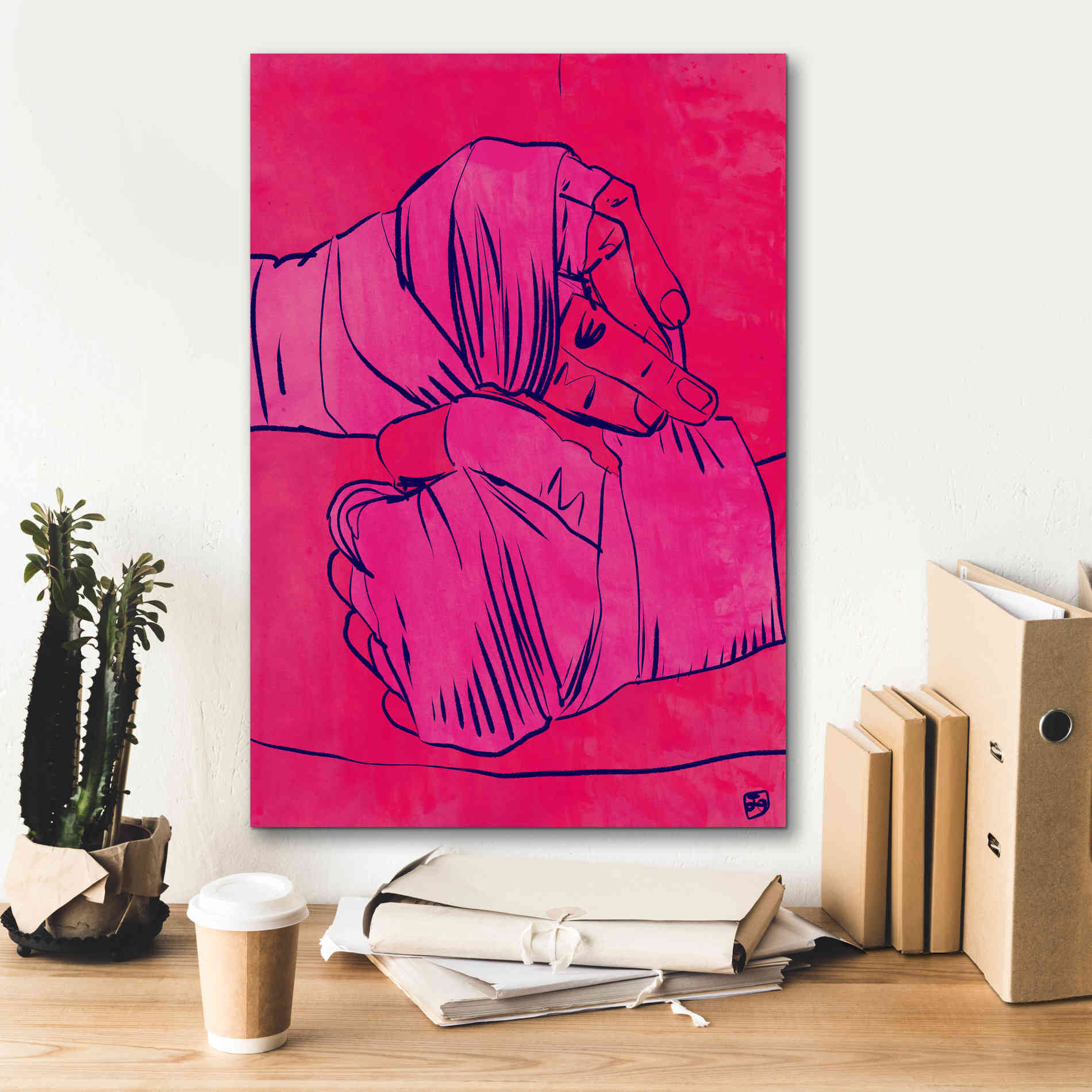 'Boxing Club 4' by Giuseppe Cristiano, Canvas Wall Art,18 x 26