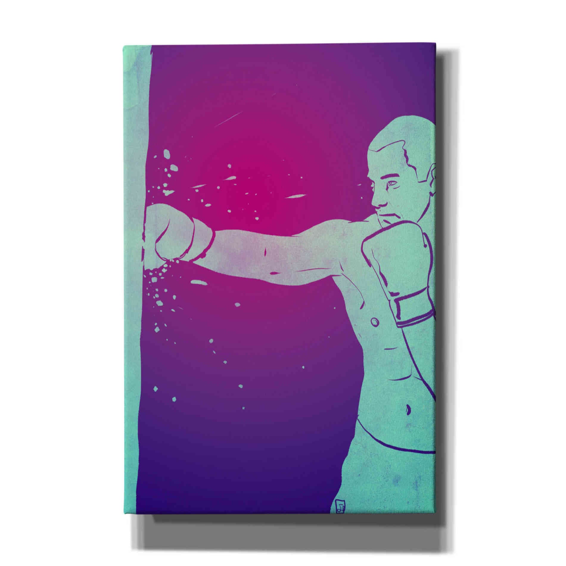 'Boxing Club 6' by Giuseppe Cristiano, Canvas Wall Art