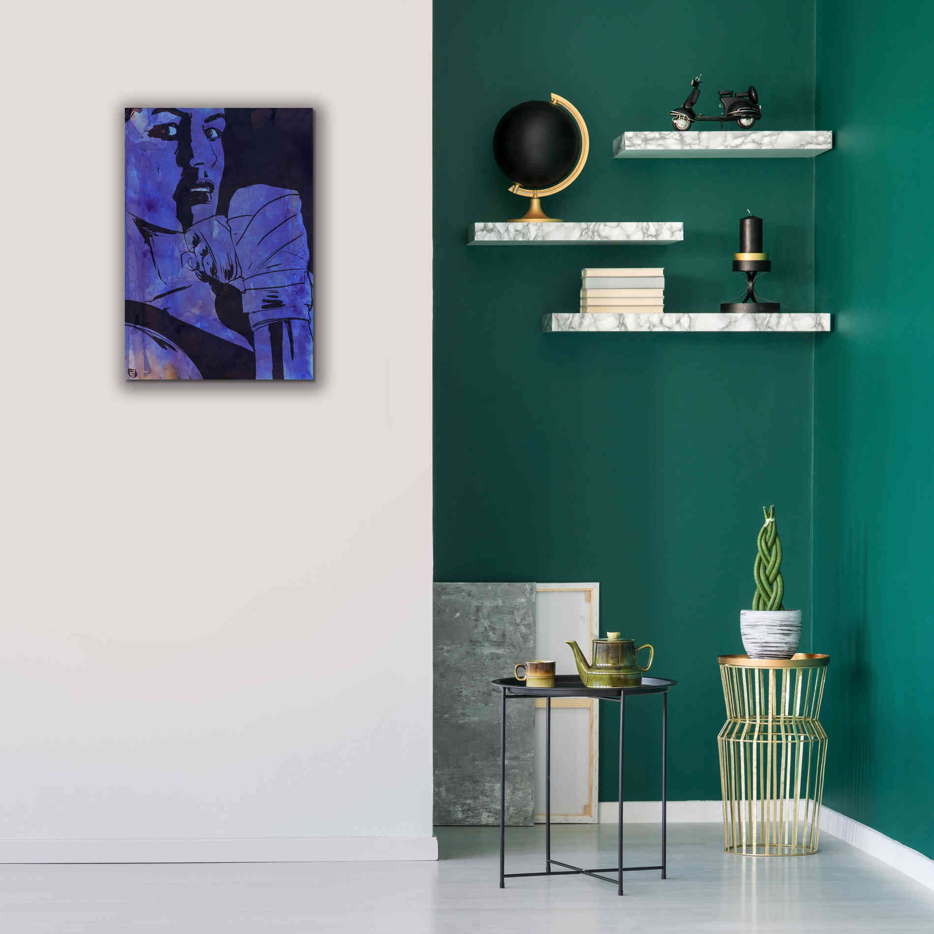 'Boxing Club 7' by Giuseppe Cristiano, Canvas Wall Art,18 x 26