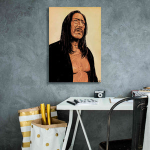 'Danny Trejo' by Giuseppe Cristiano, Canvas Wall Art,18 x 26