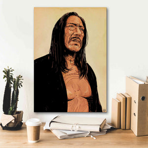 'Danny Trejo' by Giuseppe Cristiano, Canvas Wall Art,18 x 26