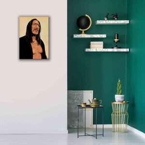 'Danny Trejo' by Giuseppe Cristiano, Canvas Wall Art,18 x 26