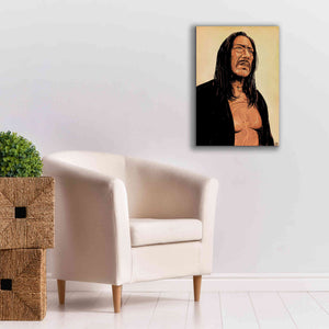 'Danny Trejo' by Giuseppe Cristiano, Canvas Wall Art,18 x 26