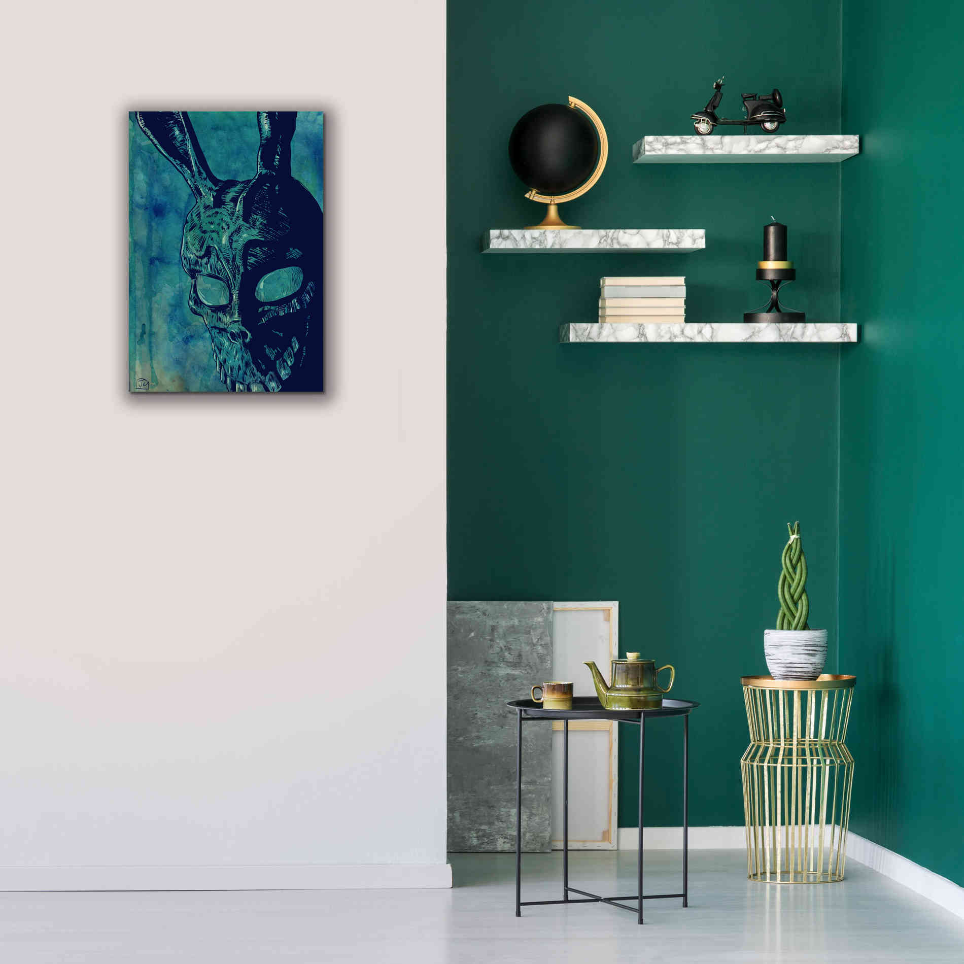 'Donnie Darko' by Giuseppe Cristiano, Canvas Wall Art,18 x 26