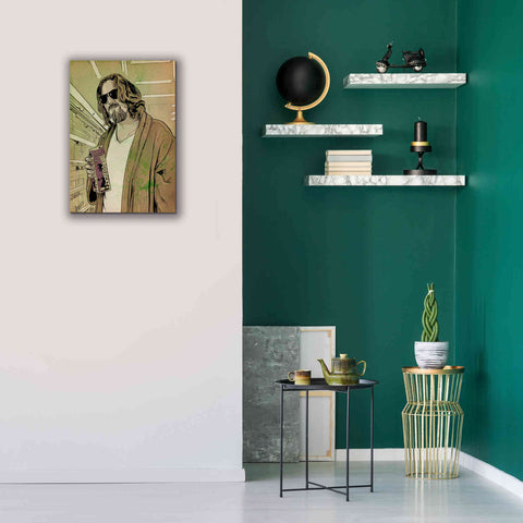Image of 'Dude Lebowski' by Giuseppe Cristiano, Canvas Wall Art,18 x 26