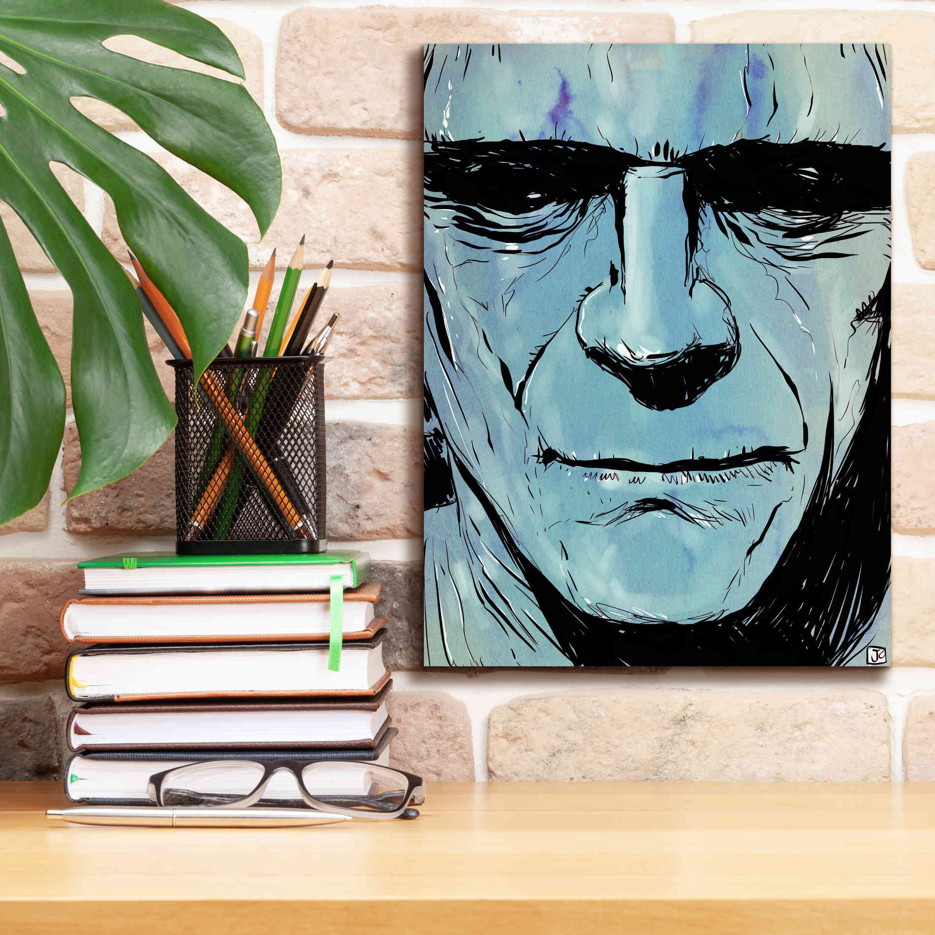 'Frankenstein' by Giuseppe Cristiano, Canvas Wall Art,12 x 16
