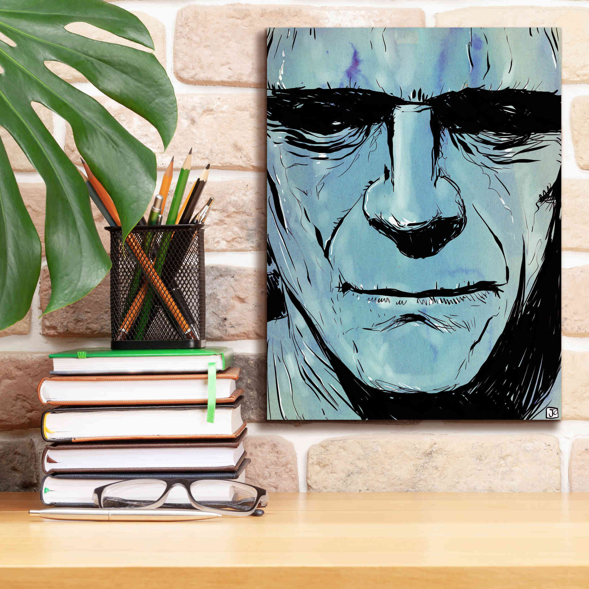 'Frankenstein' by Giuseppe Cristiano, Canvas Wall Art,12 x 16