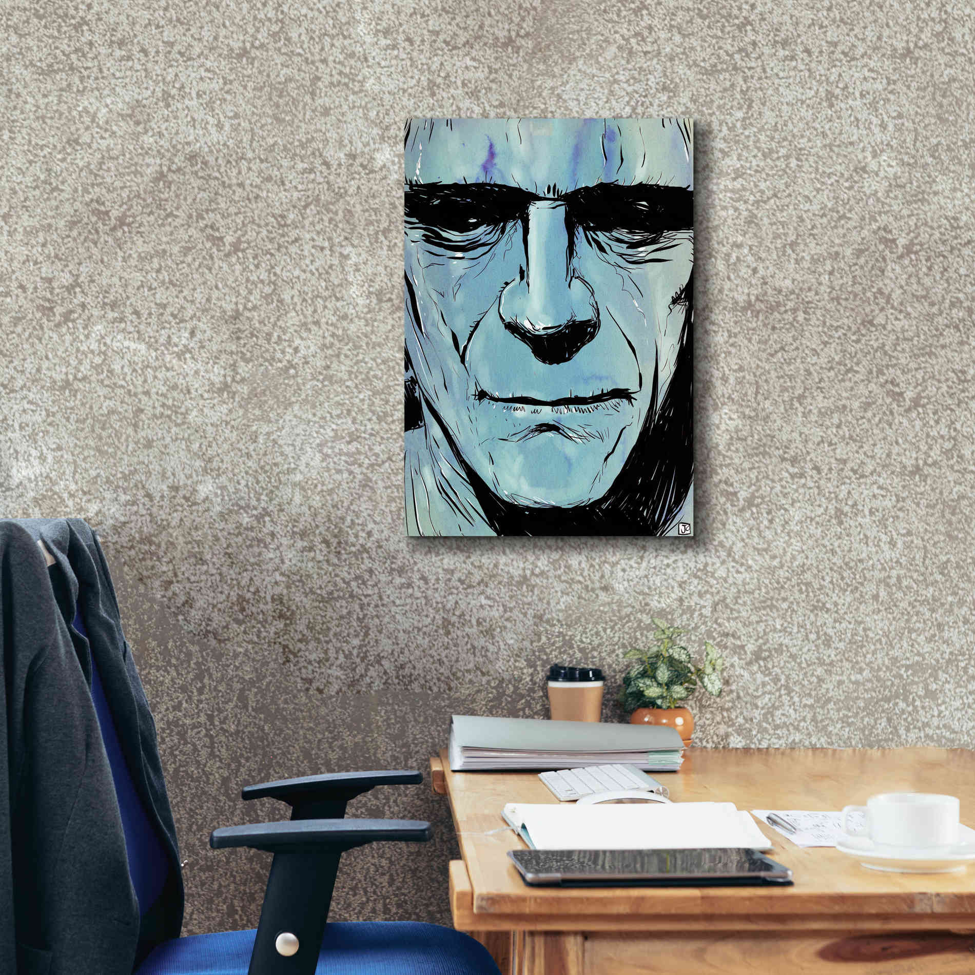 'Frankenstein' by Giuseppe Cristiano, Canvas Wall Art,18 x 26