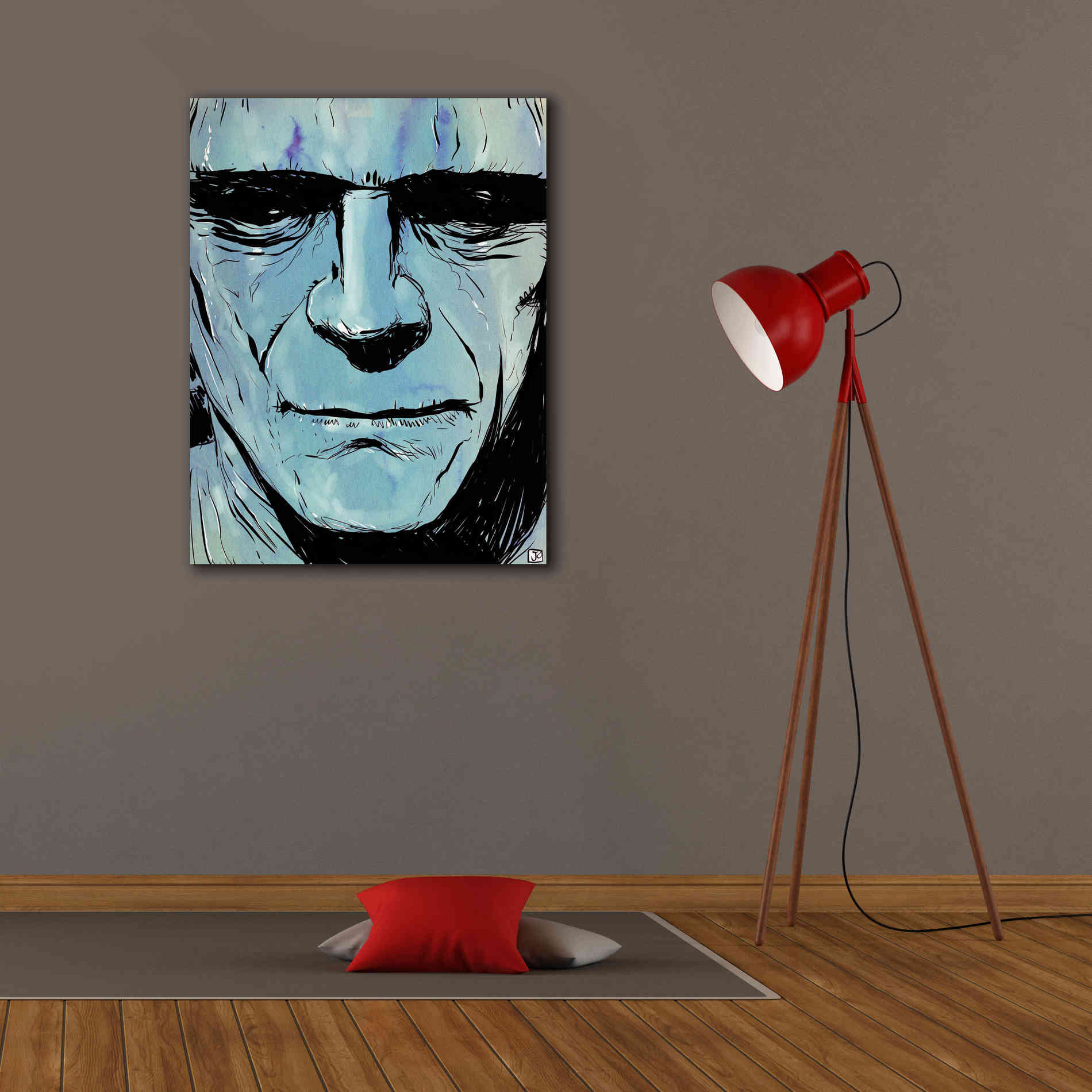 'Frankenstein' by Giuseppe Cristiano, Canvas Wall Art,26 x 34
